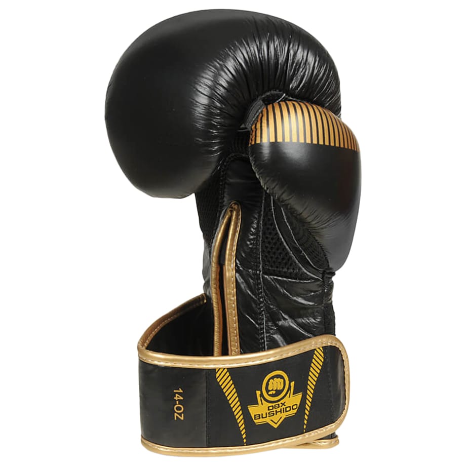 DBX Bushido - B-2V13 10 oz Boxhandschuhe - Schwarz-Gold