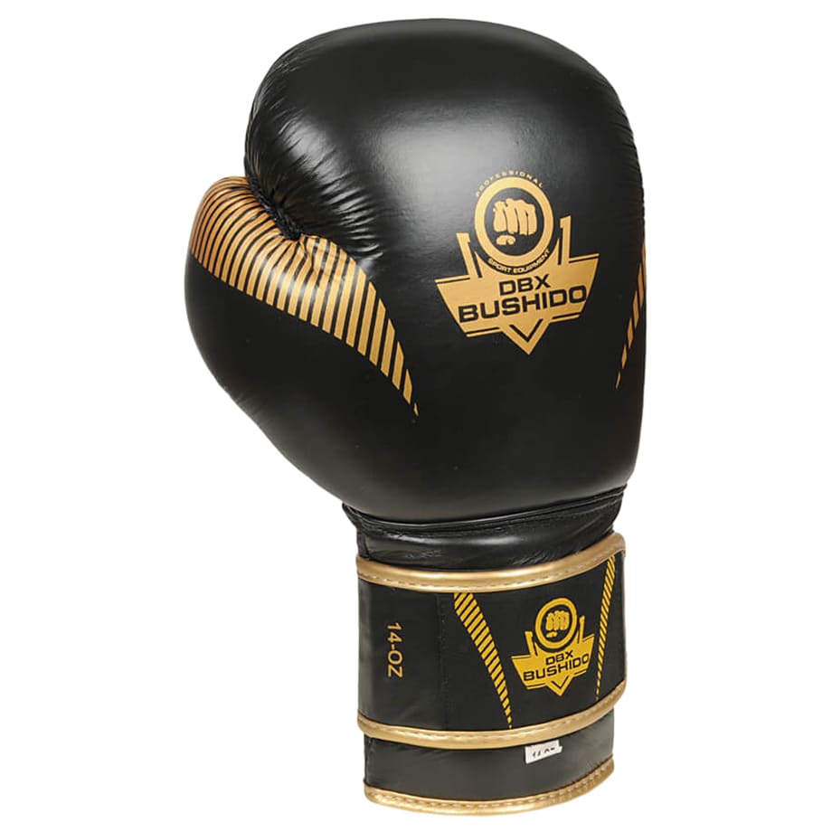 DBX Bushido - B-2V13 10 oz Boxhandschuhe - Schwarz-Gold