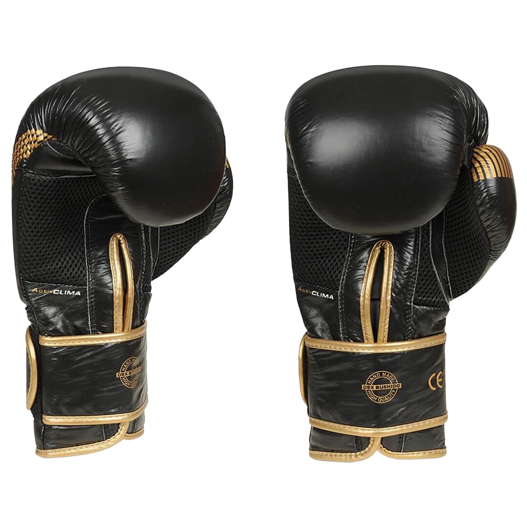 DBX Bushido - B-2V13 10 oz Boxhandschuhe - Schwarz-Gold