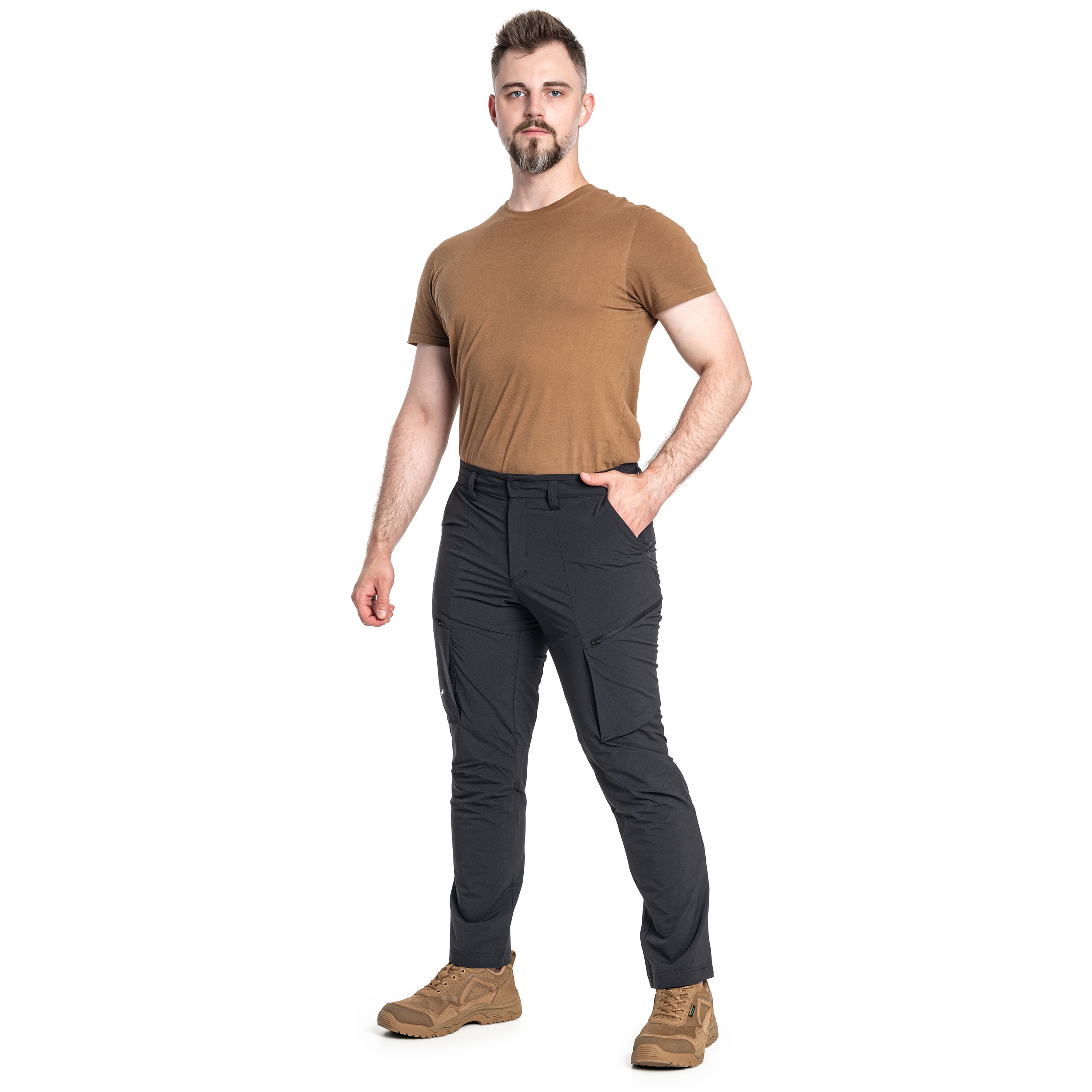 Salewa - Puez Durastretch Cargo - Wanderhose - Black Out