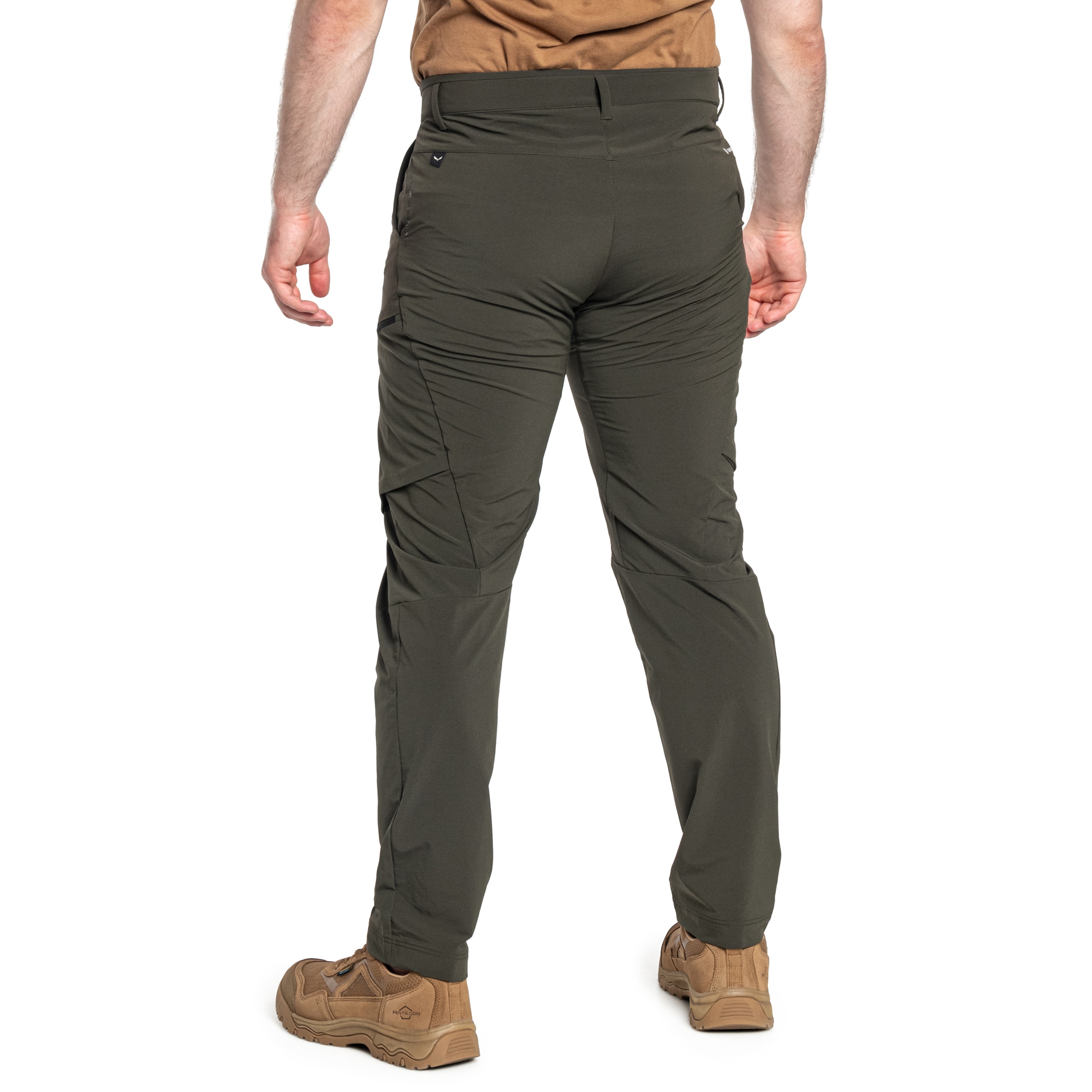 Salewa - Puez Durastretch Cargo - Wanderhose - Dark Olive