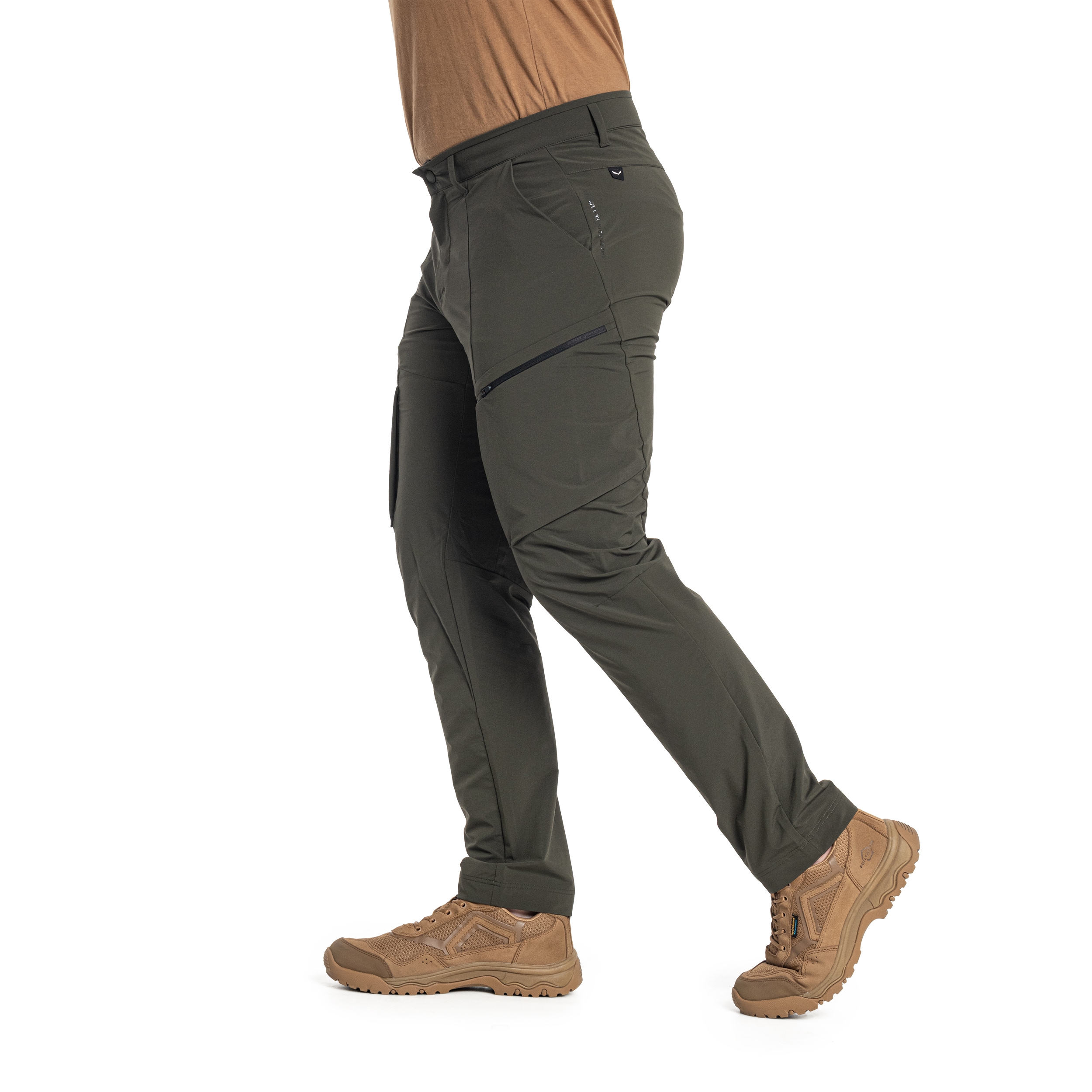 Salewa - Puez Durastretch Cargo - Wanderhose - Dark Olive