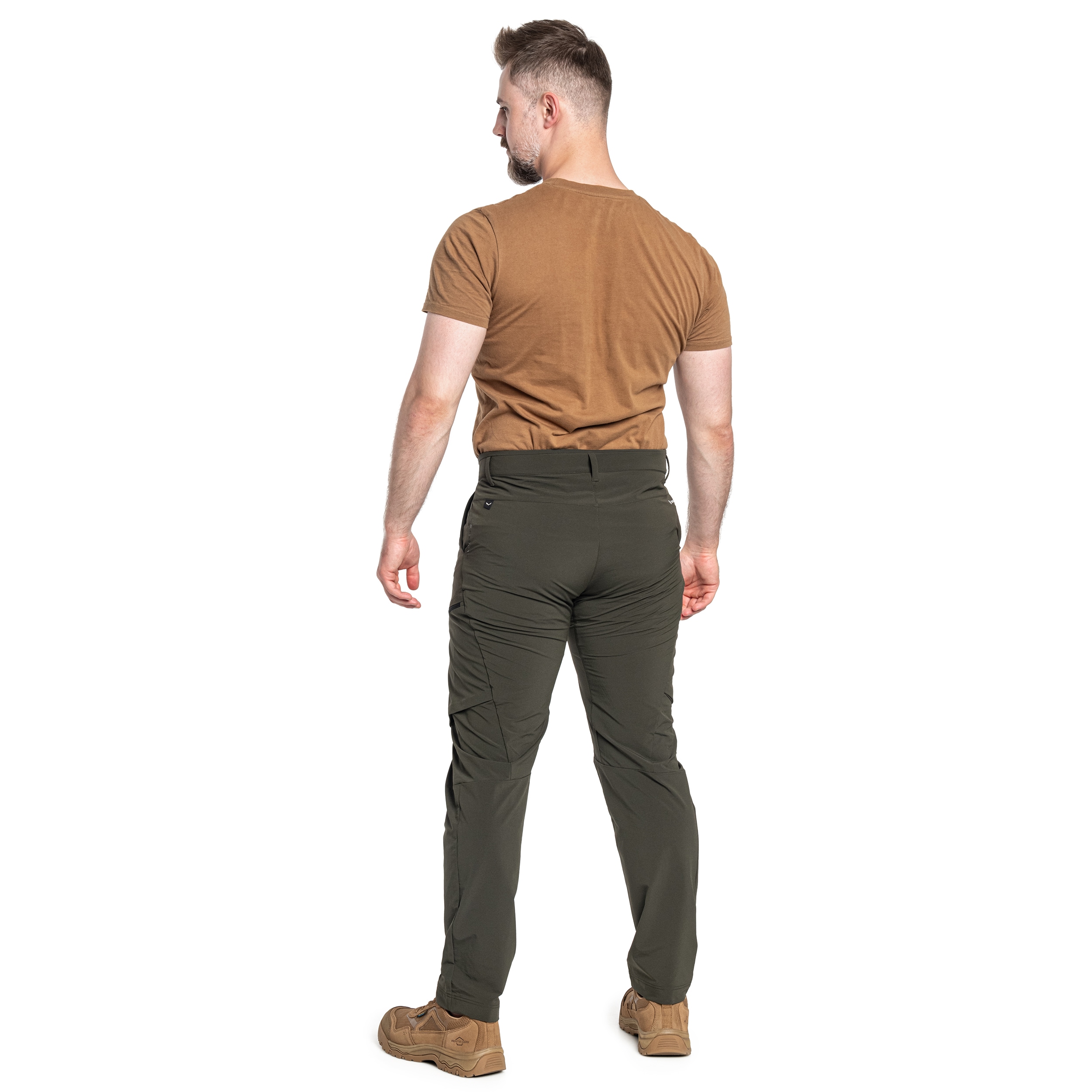 Salewa - Puez Durastretch Cargo - Wanderhose - Dark Olive