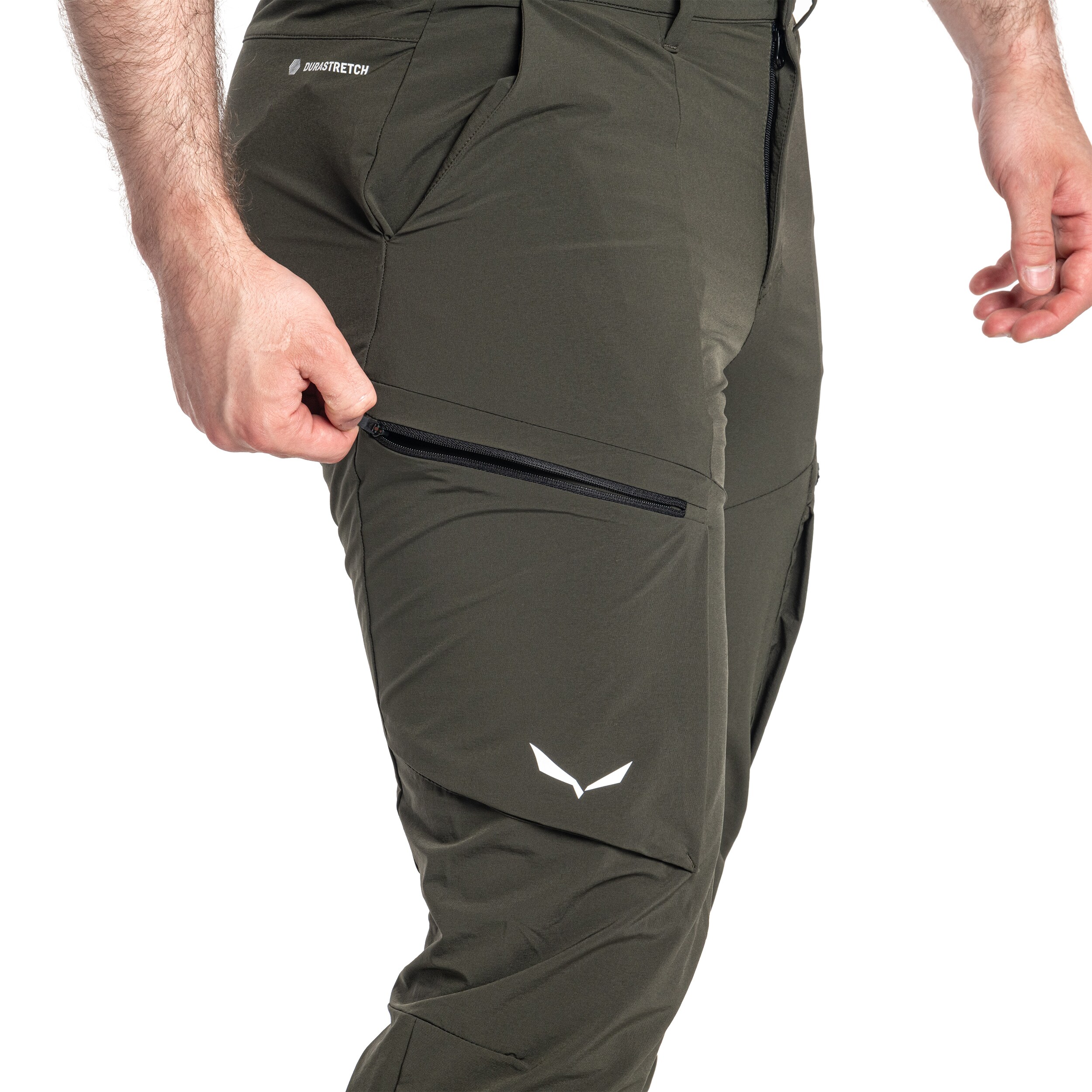 Salewa - Puez Durastretch Cargo - Wanderhose - Dark Olive