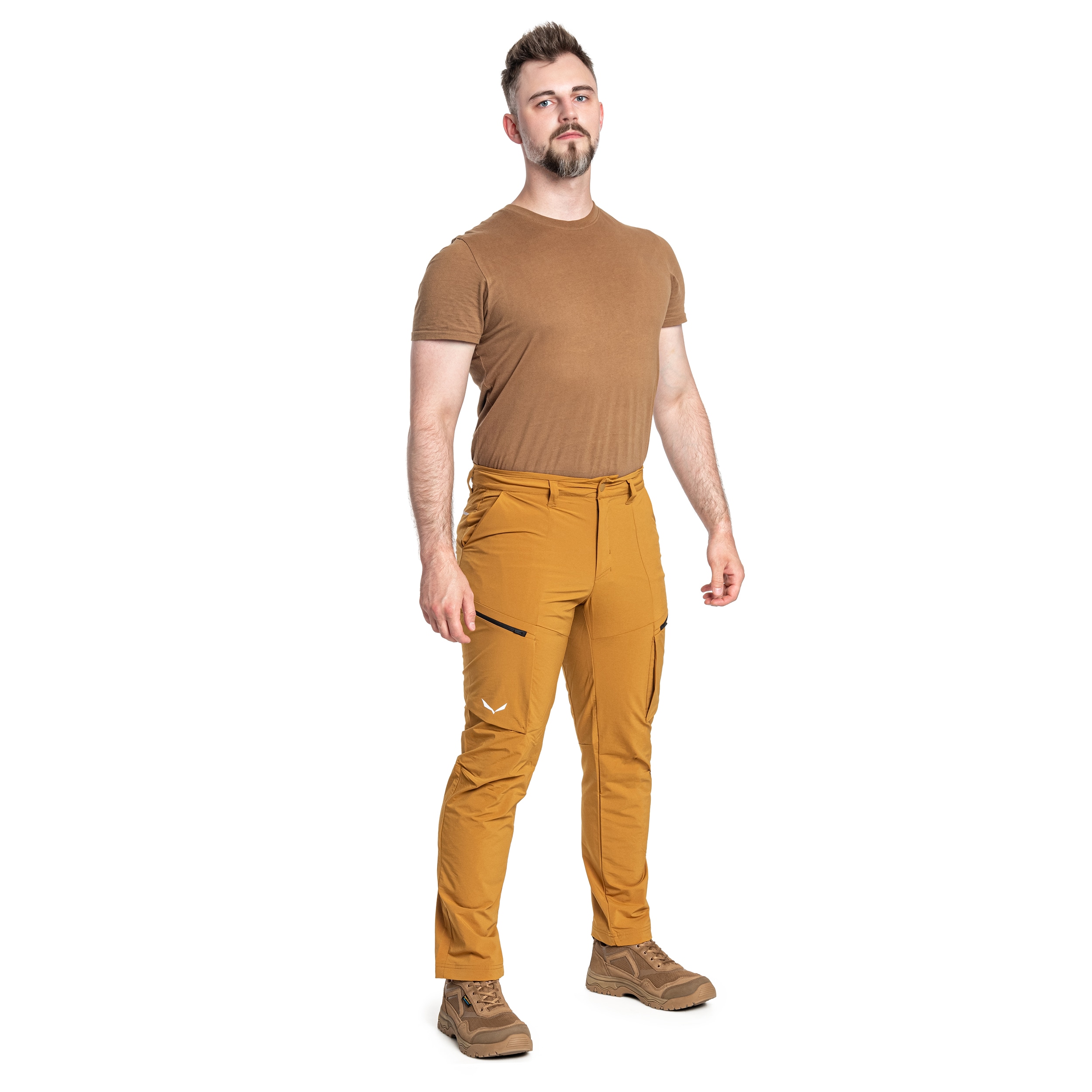 Salewa - Puez Durastretch Cargo - Wanderhose - Golden Brown