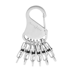 Nite Ize S-Biner KeyRack Locker Silver - Schlüsselanhänger - KLK-11-R3