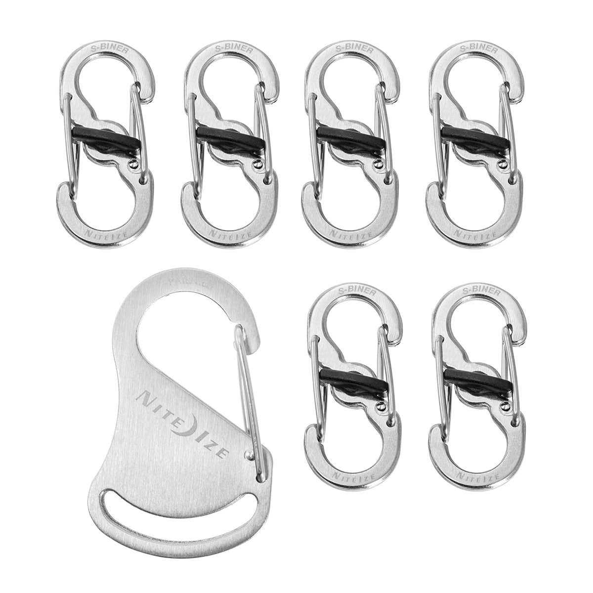 Nite Ize S-Biner KeyRack Locker Silver - Schlüsselanhänger - KLK-11-R3