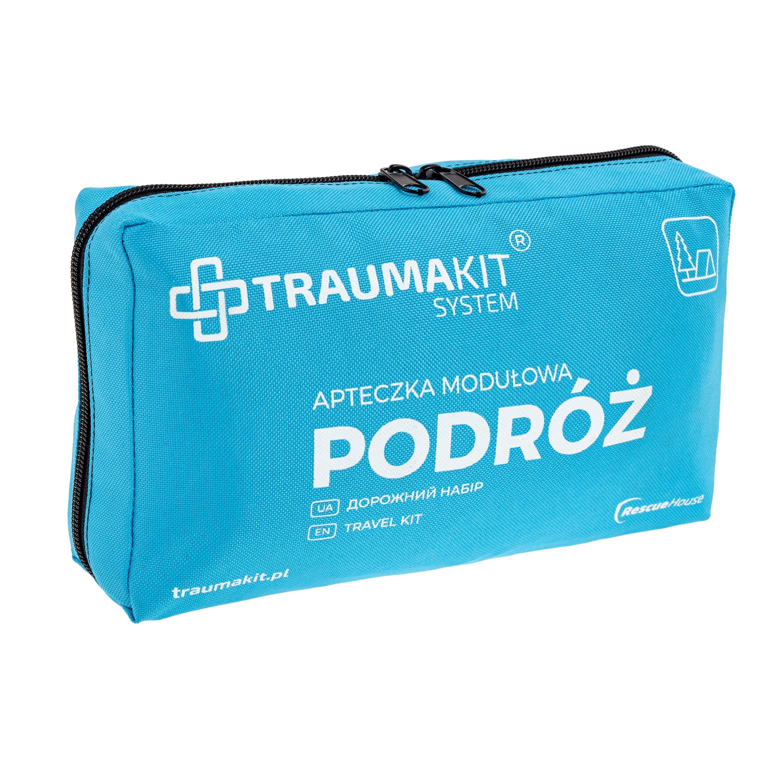 AedMax - Trauma Kit L - Modularer Erste-Hilfe-Kasten - Reise