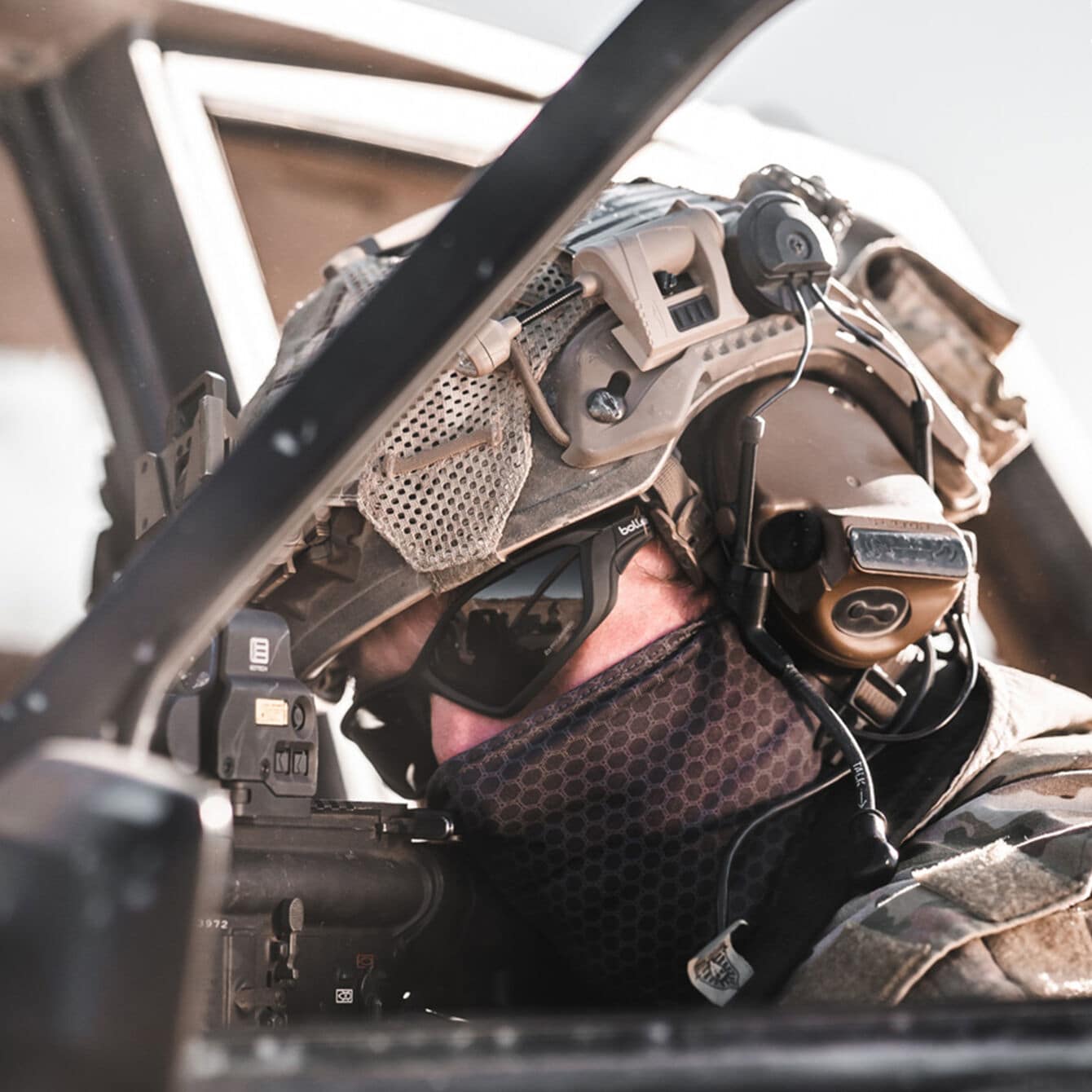 Bolle - SWAT Polarisierte taktische Brille - Smoke