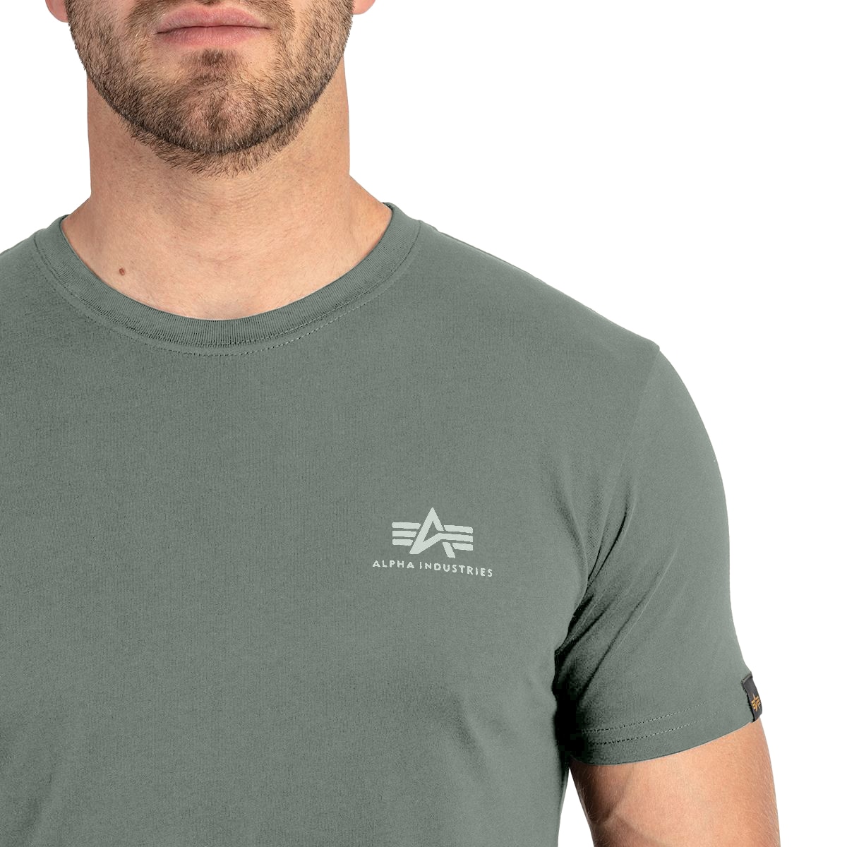 Alpha Industries - Basic Small Logo T-Shirt - Vintage Green