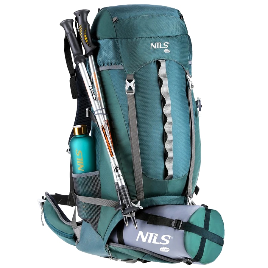 Nils Camp - Bergen - Rucksack 65 l - Grün