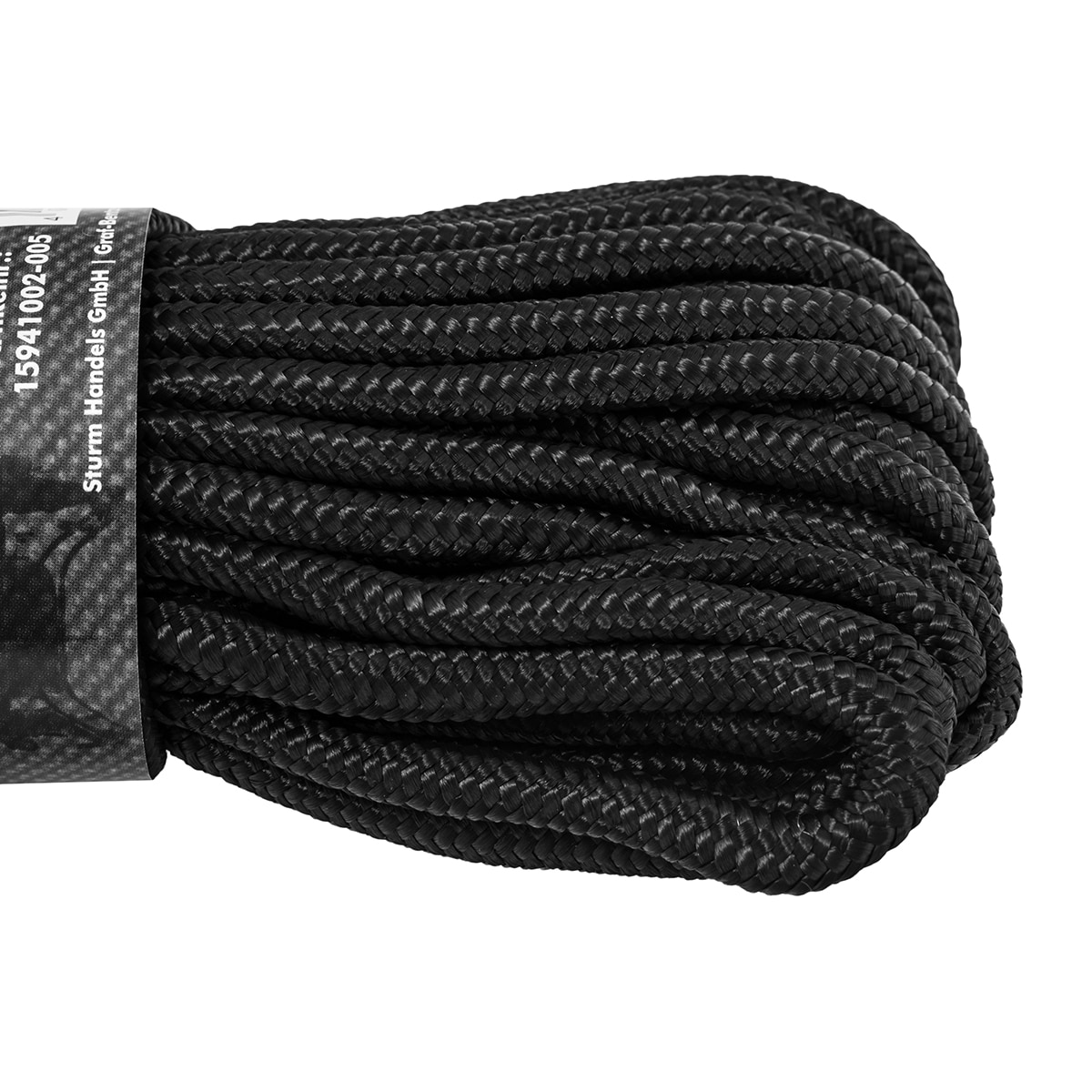 Mil-Tec - Seil 9mm x 15m - Schwarz