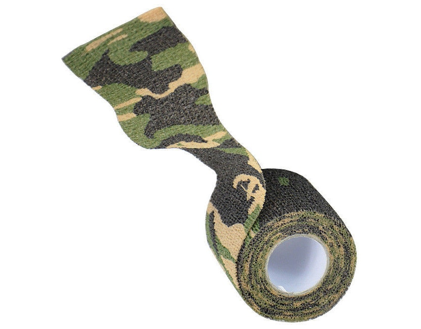 Mil-Tec - Self Adhesive Camo Tape - Tarnband - Woodland