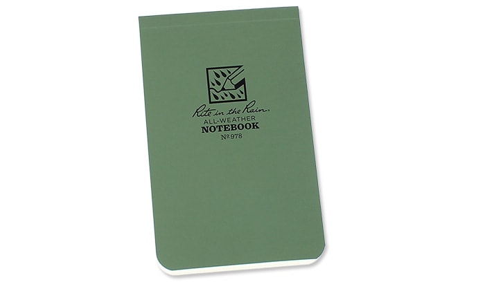 Rite in the Rain - Wasserdichtes Notizbuch 3 1/4x5 1/4