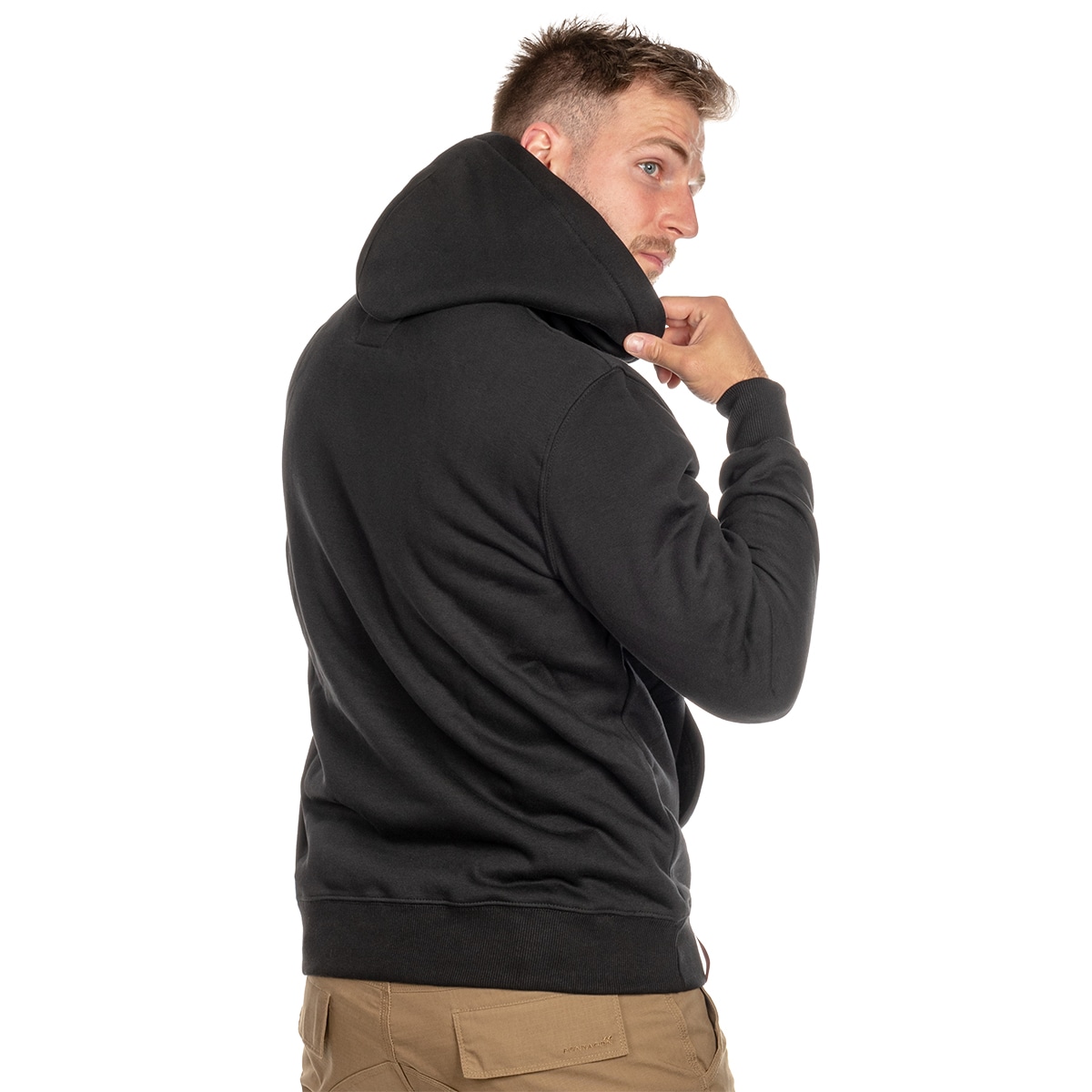 Alpha Industries - Basic Hoody - Känguru-Sweatshirt mit Kapuze - Black