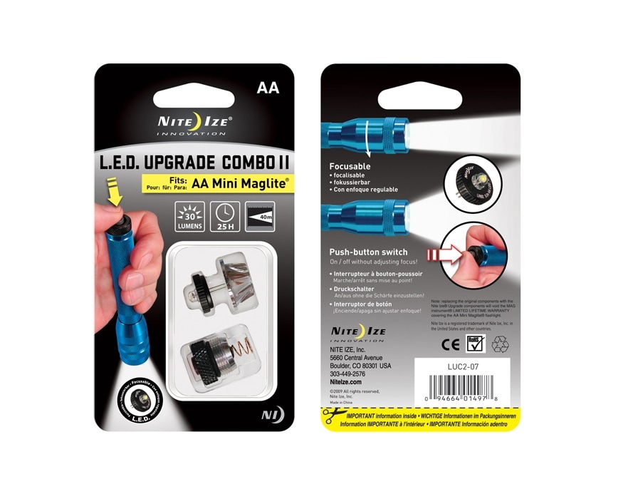 Ize LED - LED Upgrade II Combodo für Taschenlampe Maglite Mini AA LUC2-07