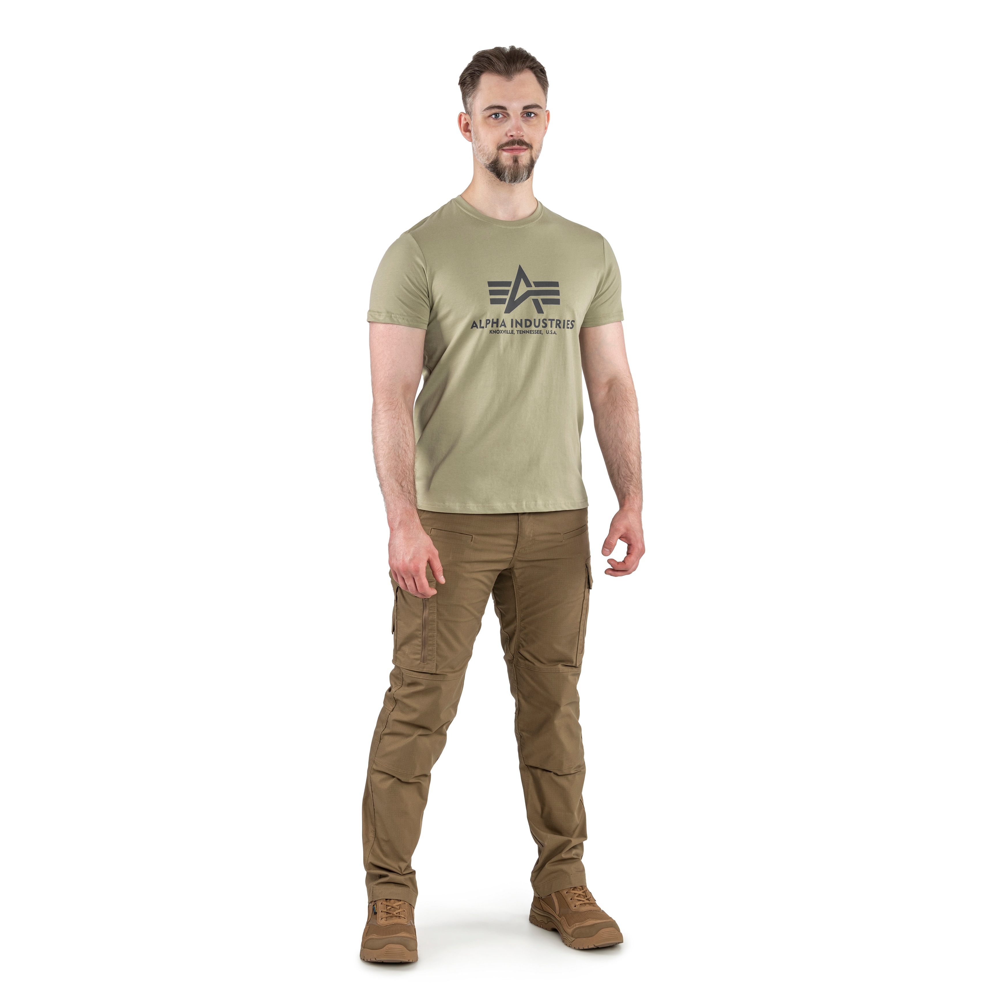 Alpha Industries - Basic T-Shirt - Light Olive