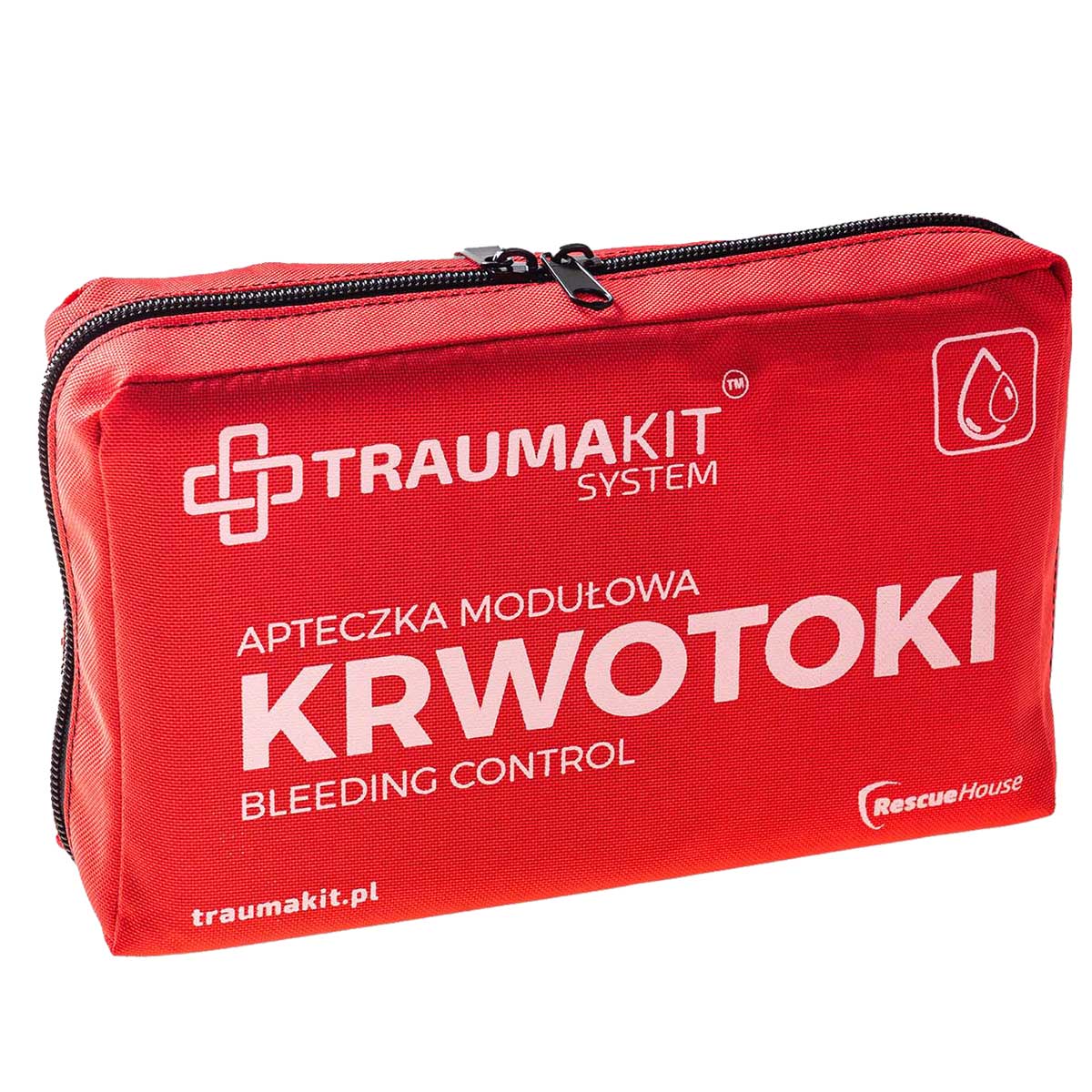 AedMax - Trauma Kit K - Modulares Erste Hilfe Set - Blutungen - schwarzes Tourniquet