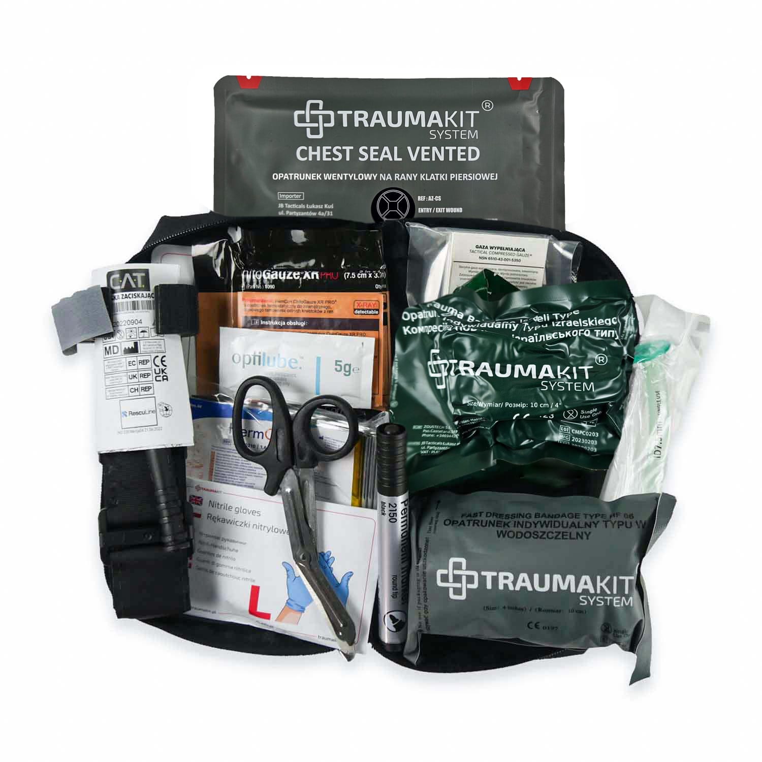 AedMax - Trauma Kit -  Modulares Erste Hilfe Set - Taktisch