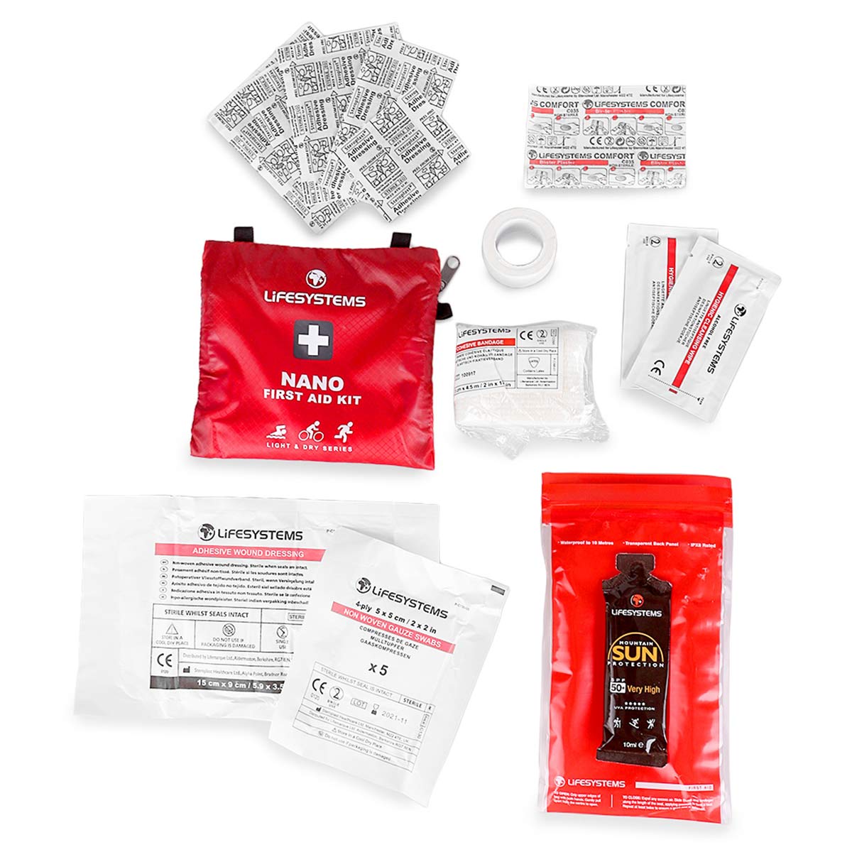 LifeSystems - Light & Dry Nano First Aid Kit - Erste-Hilfe-Set