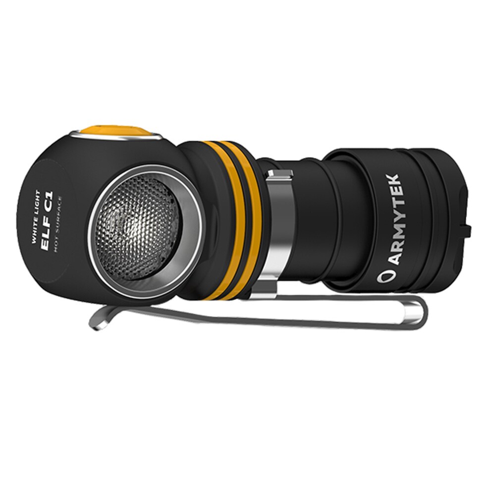 Armytek - Elf C1 Micro-USB White 4in1 - Stirn- und Winkellampe - 1000 Lumen