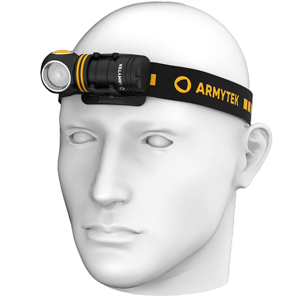 Armytek - Elf C1 Micro-USB White 4in1 - Stirn- und Winkellampe - 1000 Lumen