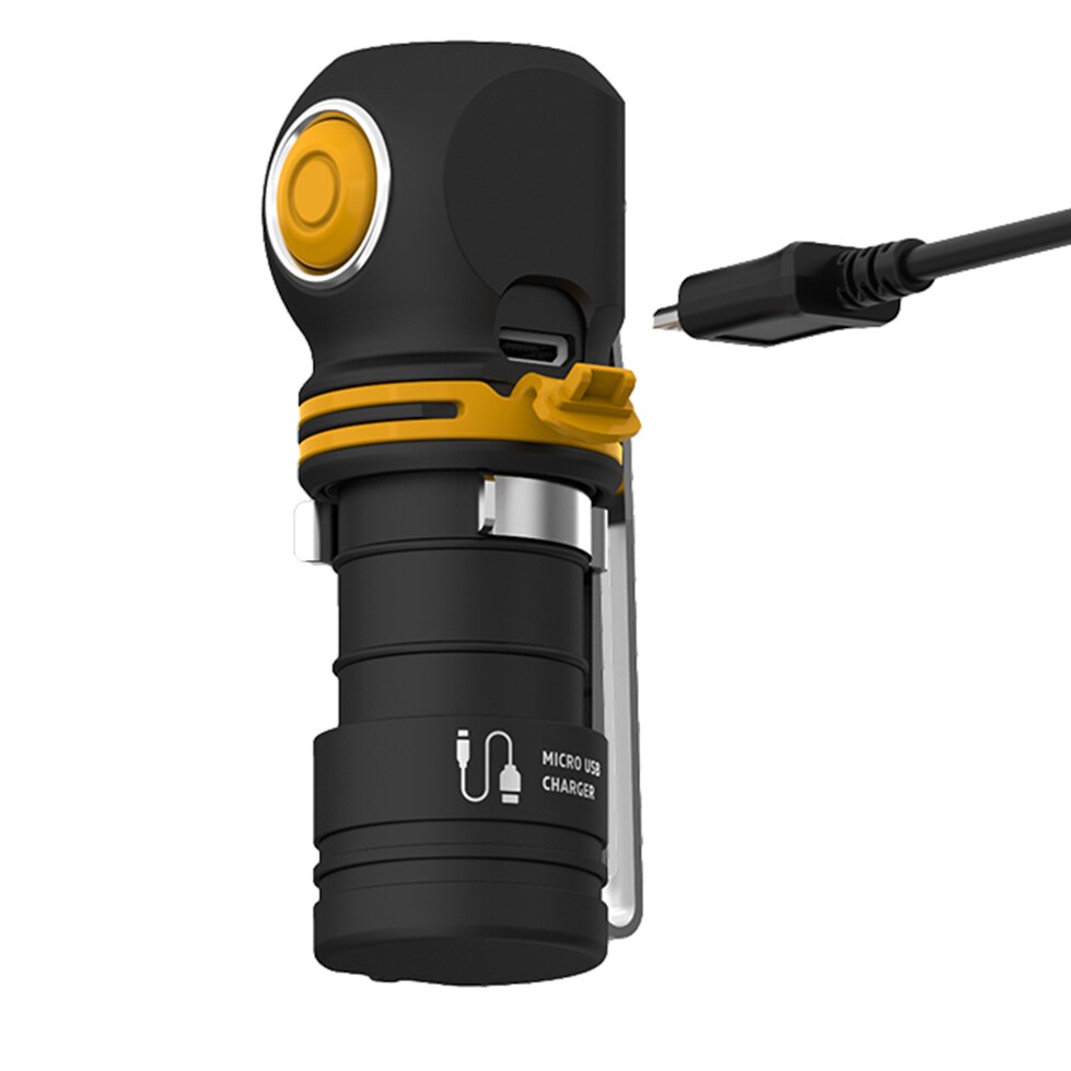 Armytek - Elf C1 Micro-USB White 4in1 - Stirn- und Winkellampe - 1000 Lumen