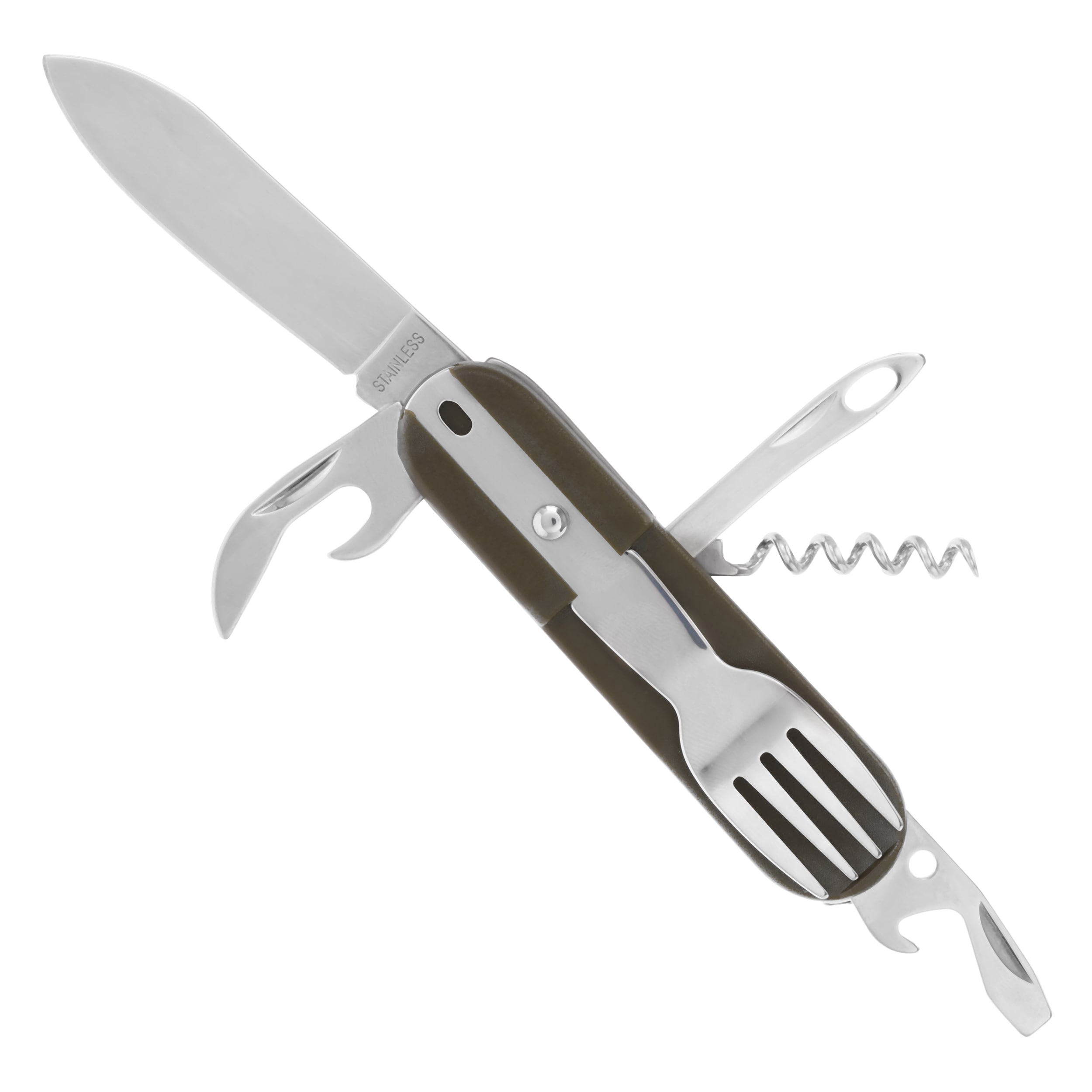 Pentagon - Kompaktes Campingbesteckset Tac Maven Olaf - Oliv