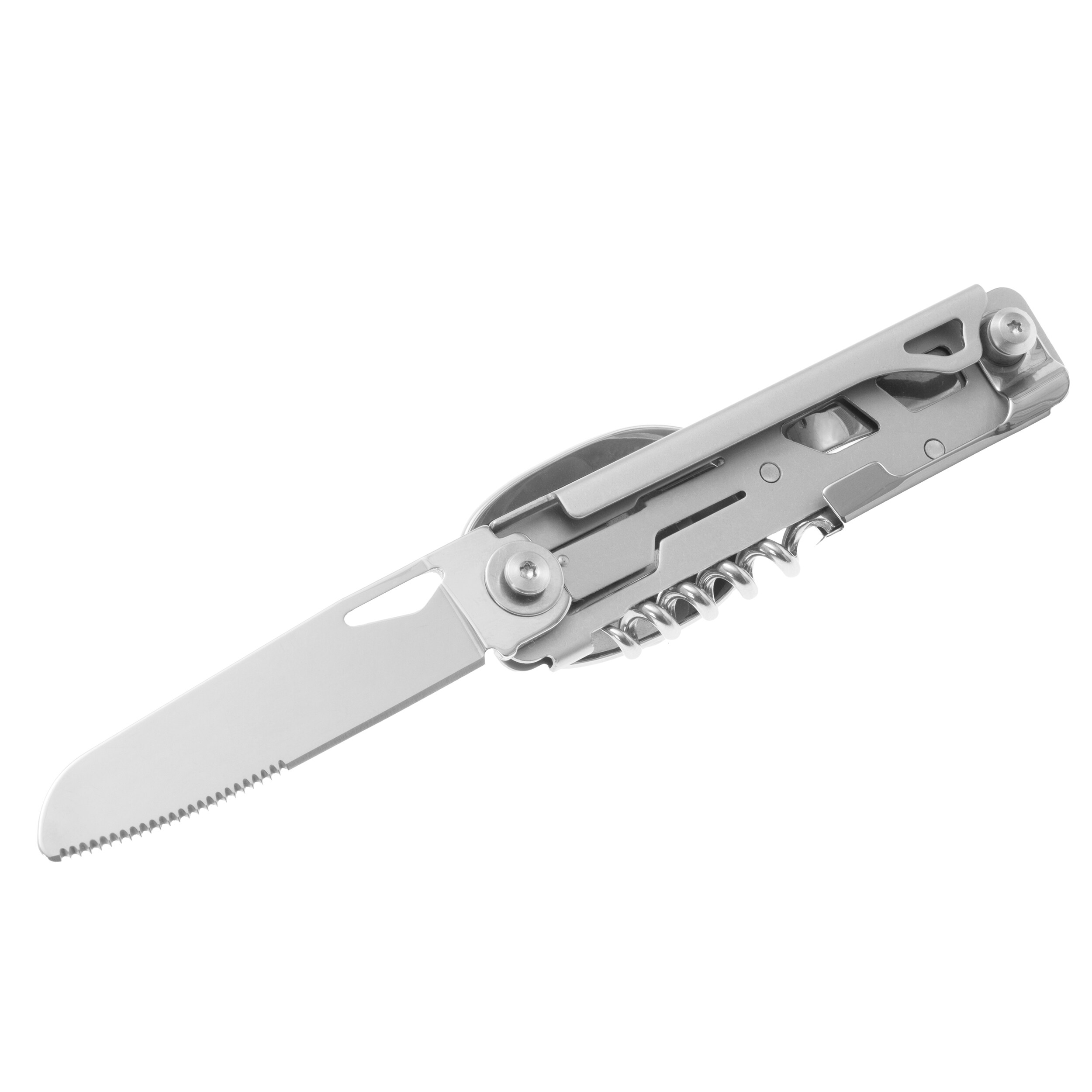 Pentagon - Kompaktes Campingbesteckset Tac Maven Thor - Silber
