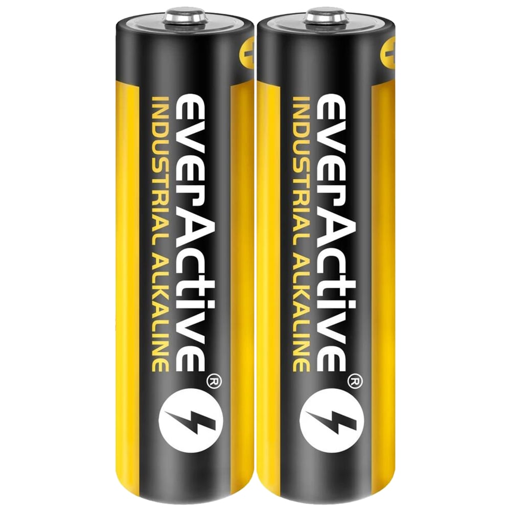 EverActive - Industrial LR6 AA Alkalibatterie - 2 Stück.