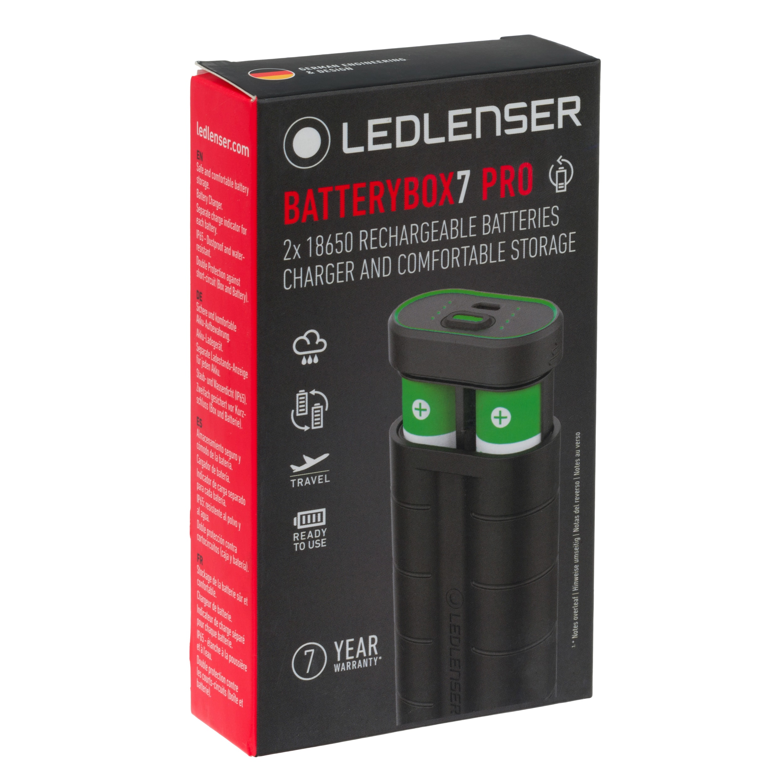 Ledlenser - Batterie-Box mit Ladefunktion Batterybox7 Pro