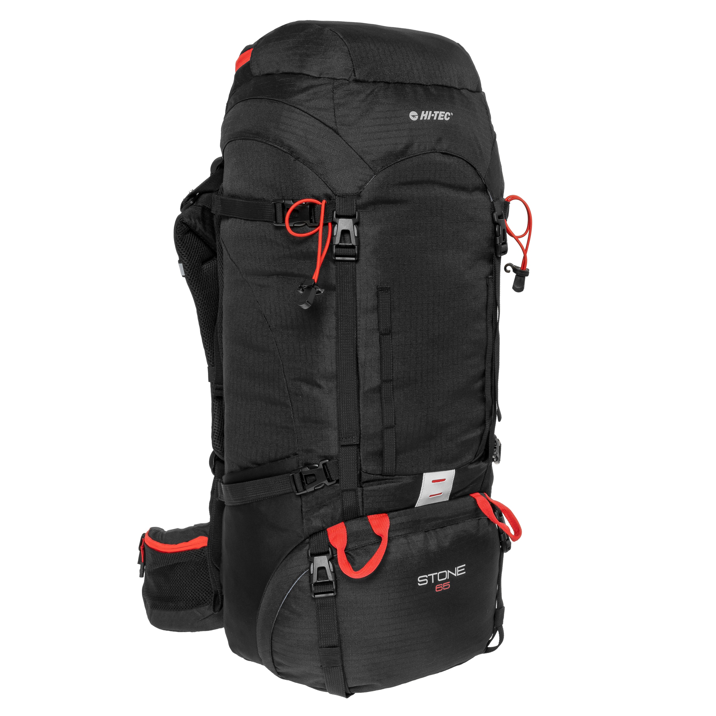 Hi-Tec - Stone Trekkingrucksack 65 l - Black/High Risk Red