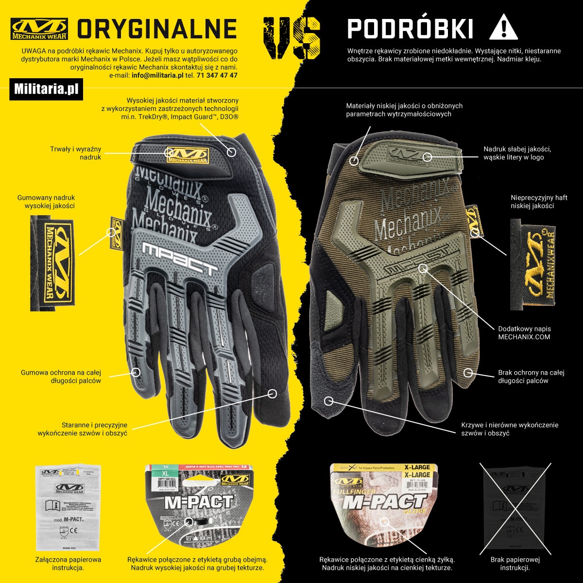 Mechanix Wear - M-Pact Taktische Handschuhe - Brown