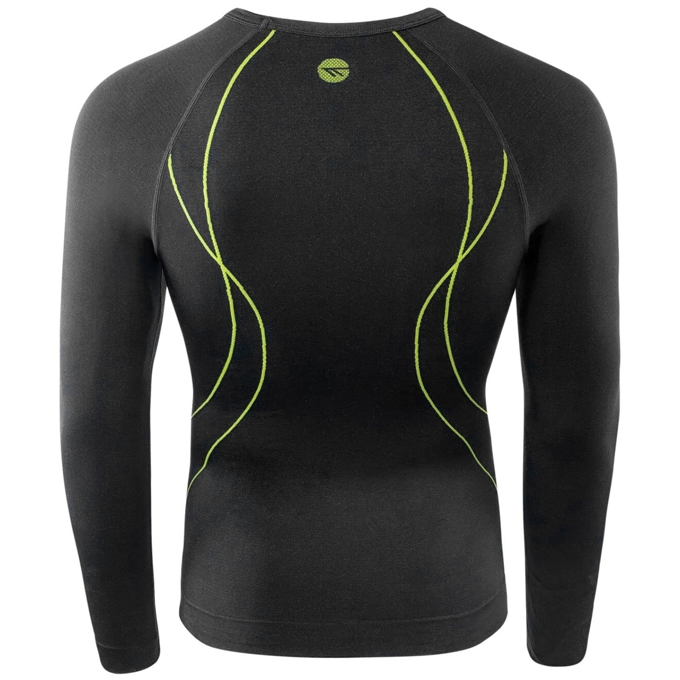 Hi-Tec - Ikar Top Long Sleeve - Thermo-T-Shirt - Black/Lime Punch