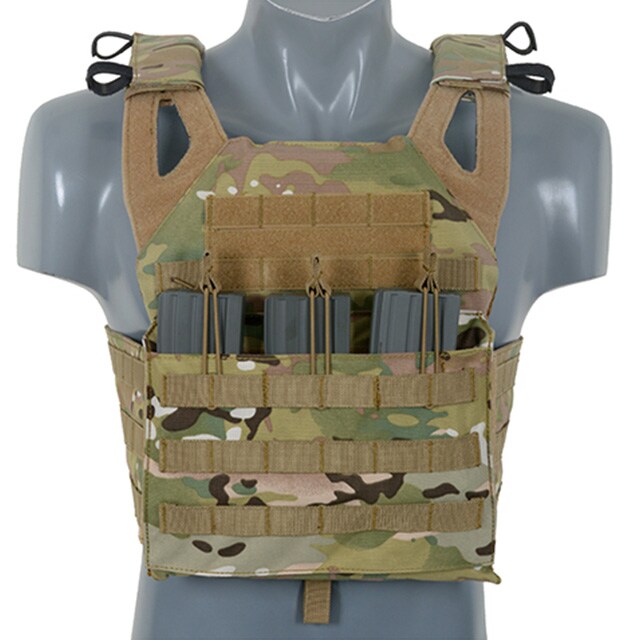 8Fields - Jump Plate Carrier Cummerbund - Taktische Weste - Arid MC Camo