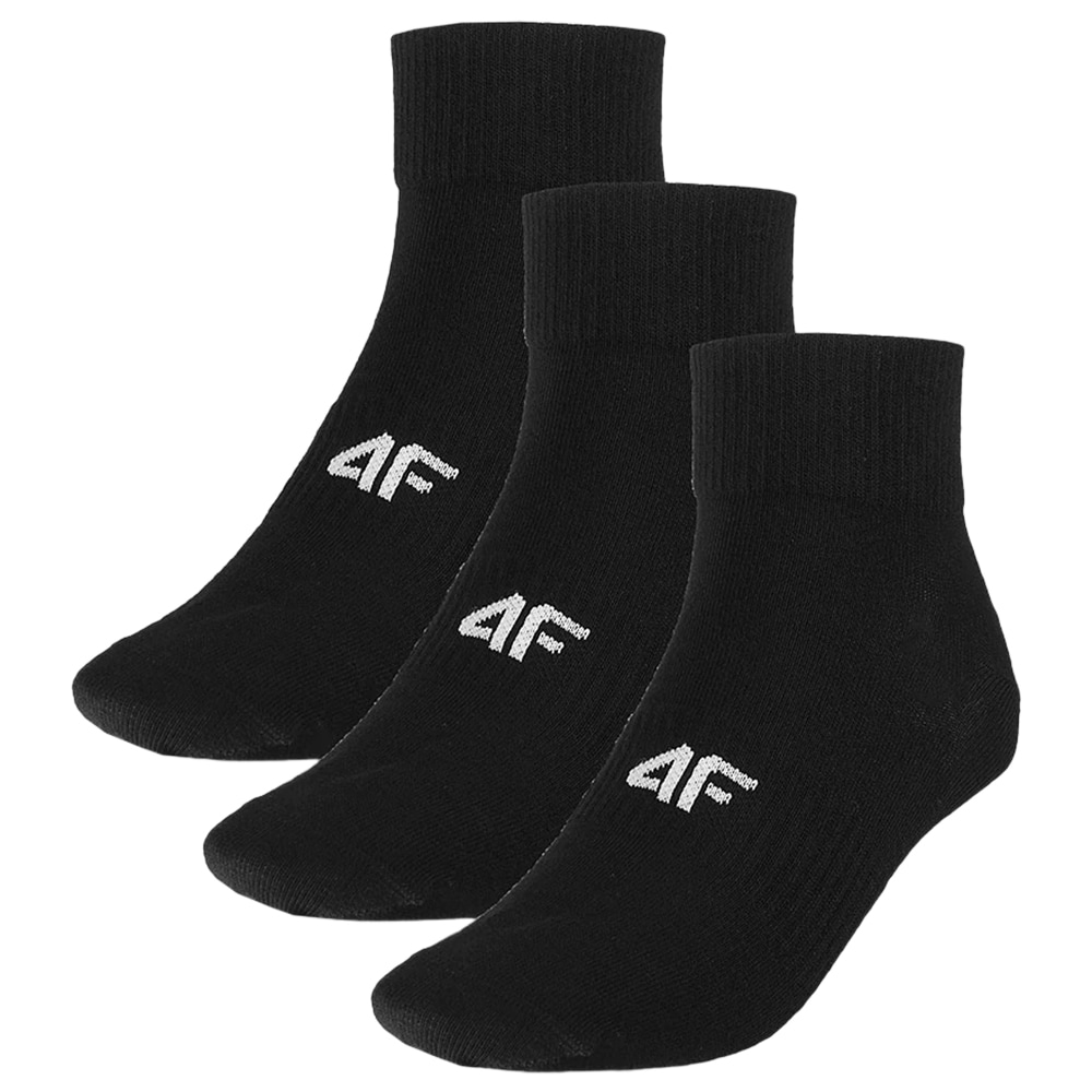 4F - M278 Socken - 3 Paar - Schwarz
