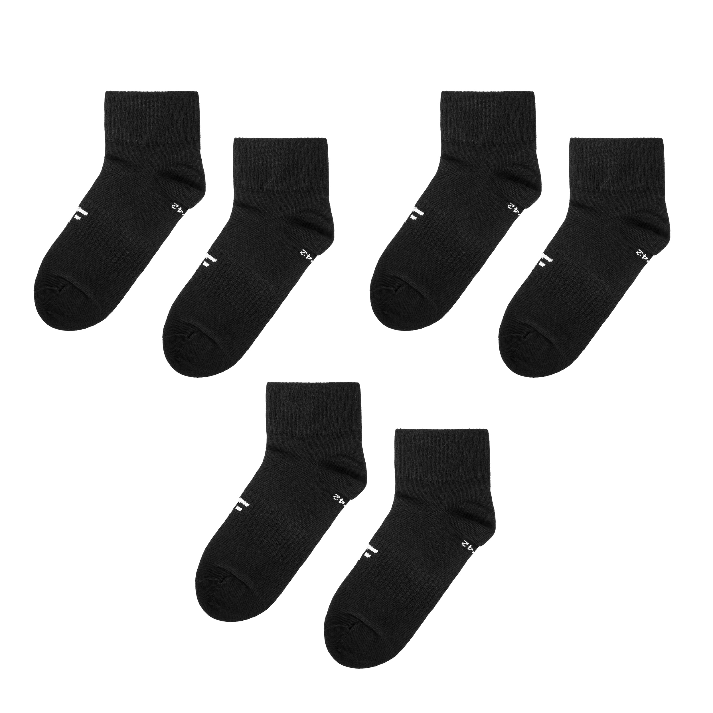 4F - M278 Socken - 3 Paar - Schwarz
