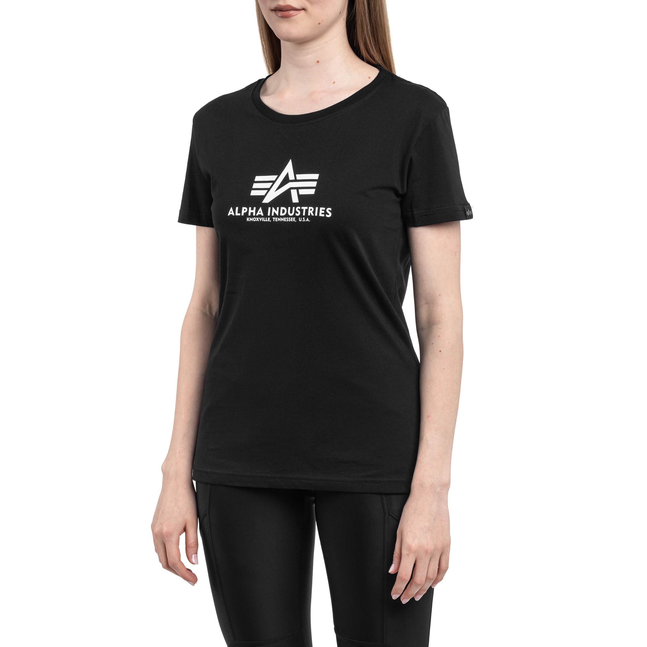 Alpha Industries - New Basic T-Shirt für Damen - Black