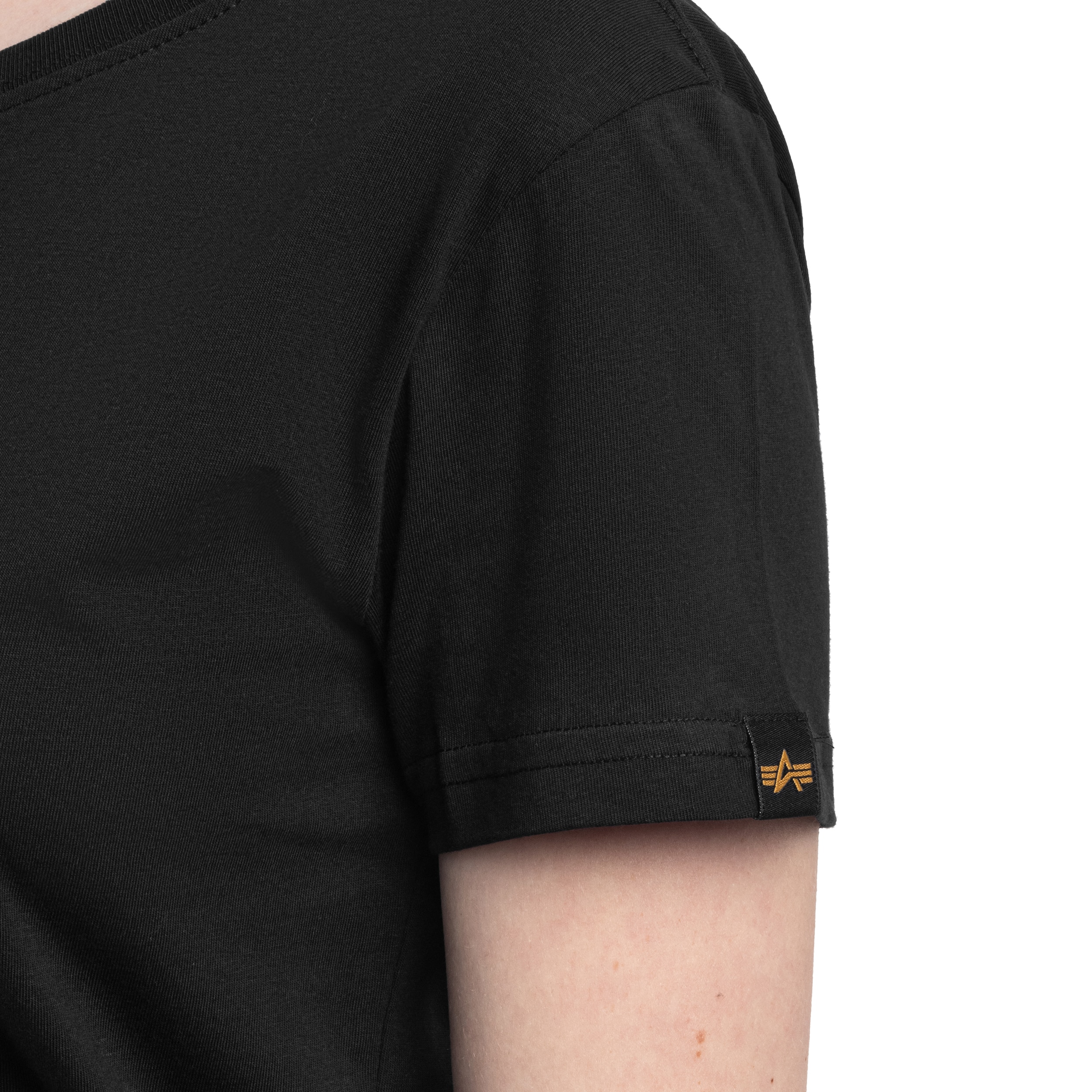 Alpha Industries - New Basic T-Shirt für Damen - Black