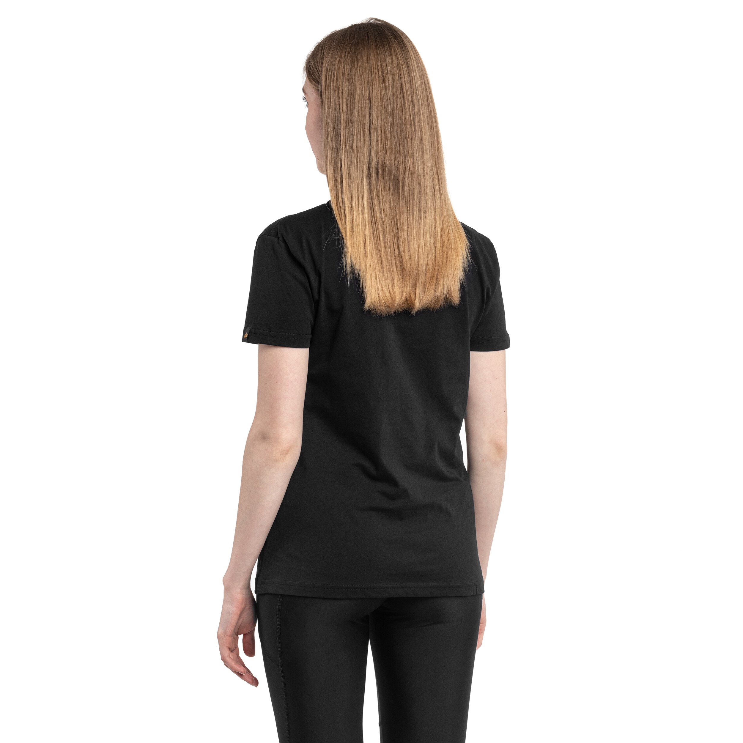 Alpha Industries - New Basic T-Shirt für Damen - Black