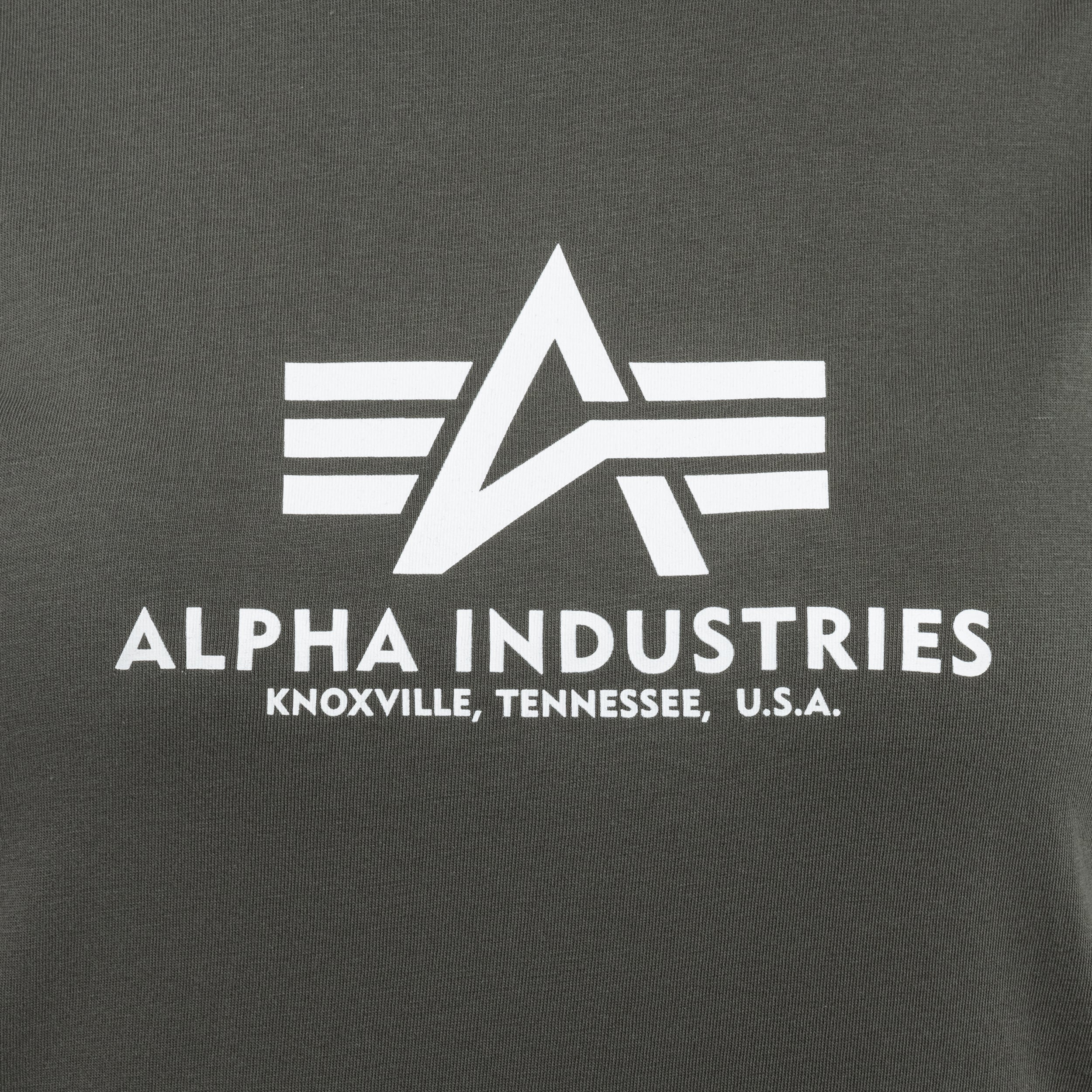 Alpha Industries - New Basic T-Shirt für Damen - Dark Olive