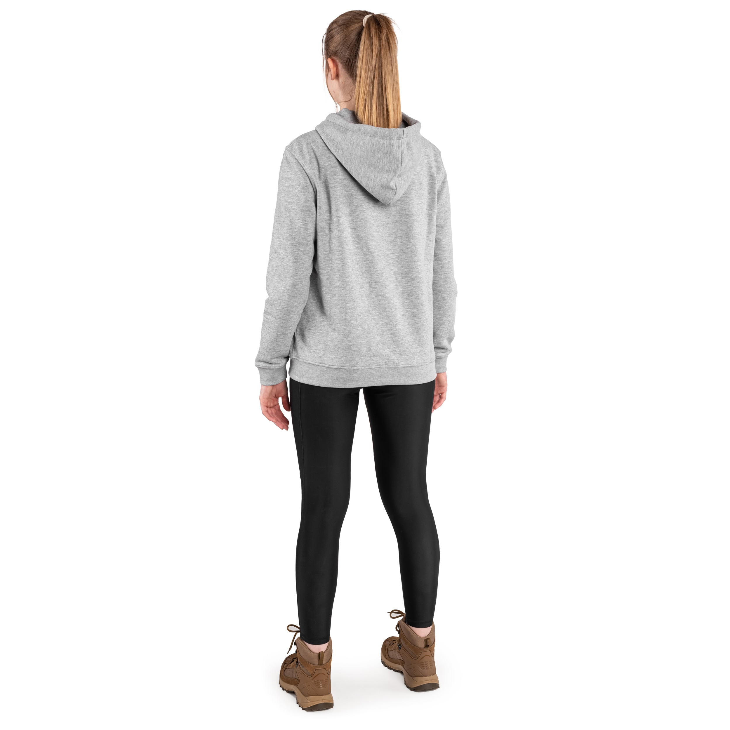 Alpha Industries - New Basic Hoody Damen-Sweatshirt - Grey Heather