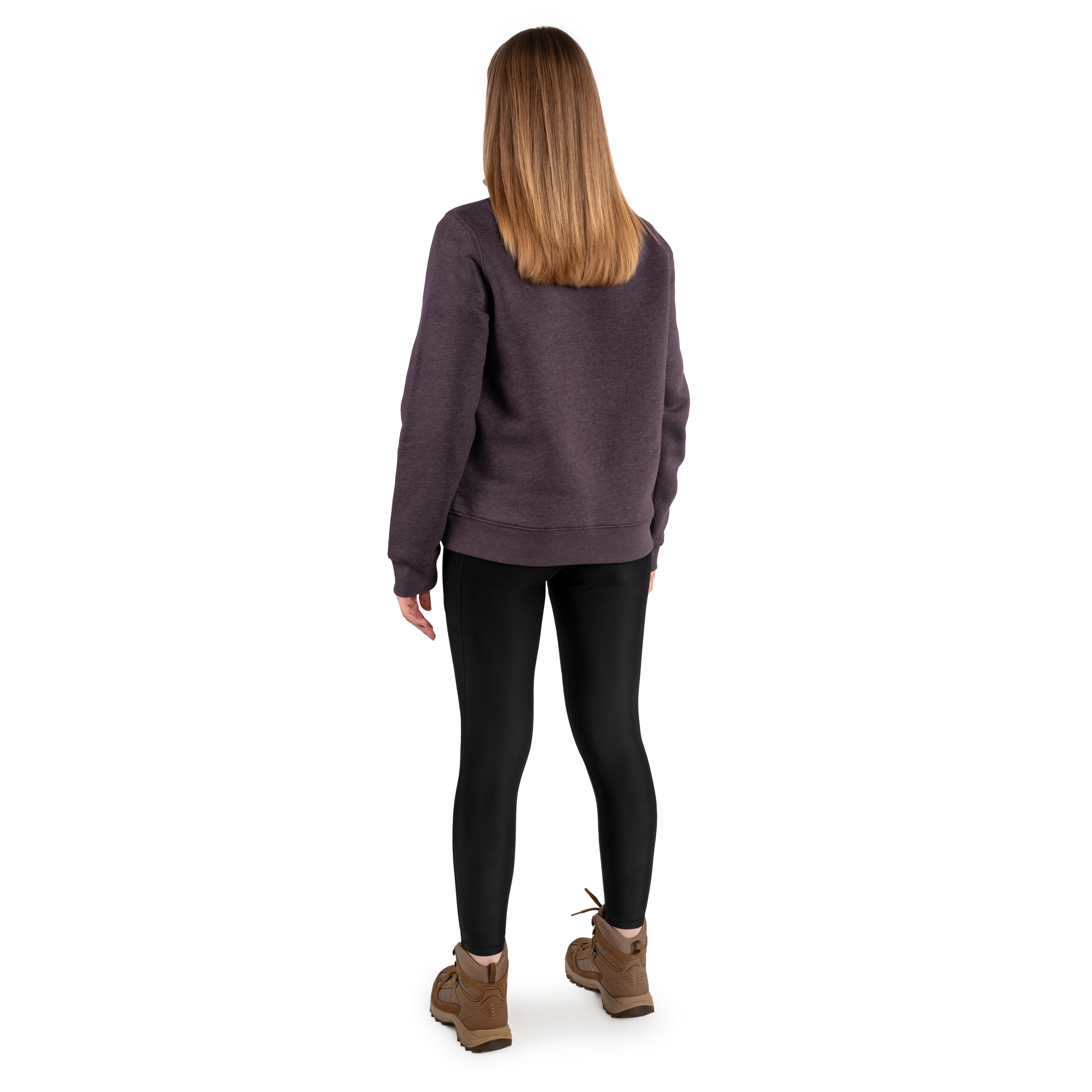 Carhartt - Midweight Half Zip - Damen Sweatshirt - Blackberry Heather