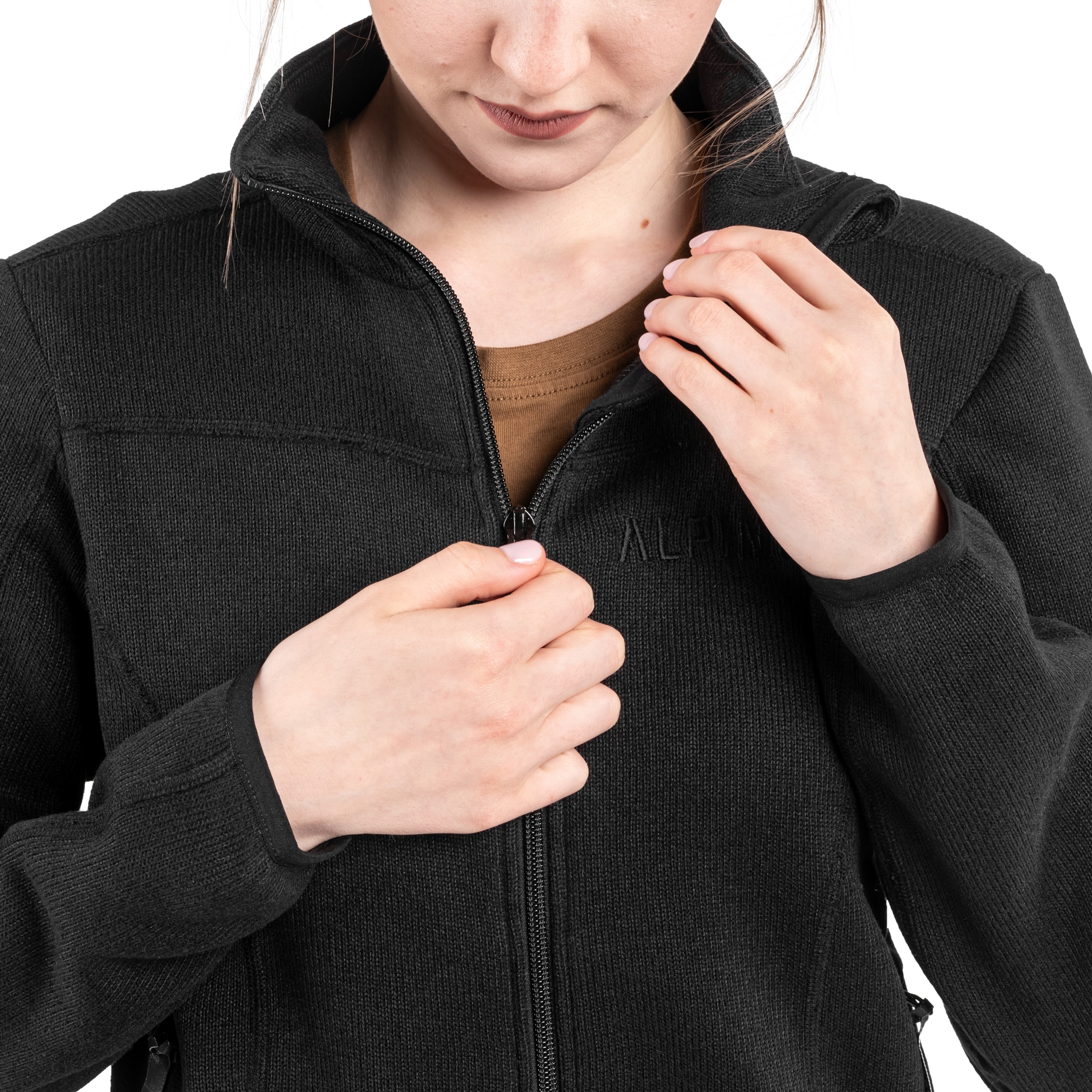 Alpinus - Elvenes - Sweatshirt aus Fleece für Damen - Schwarz