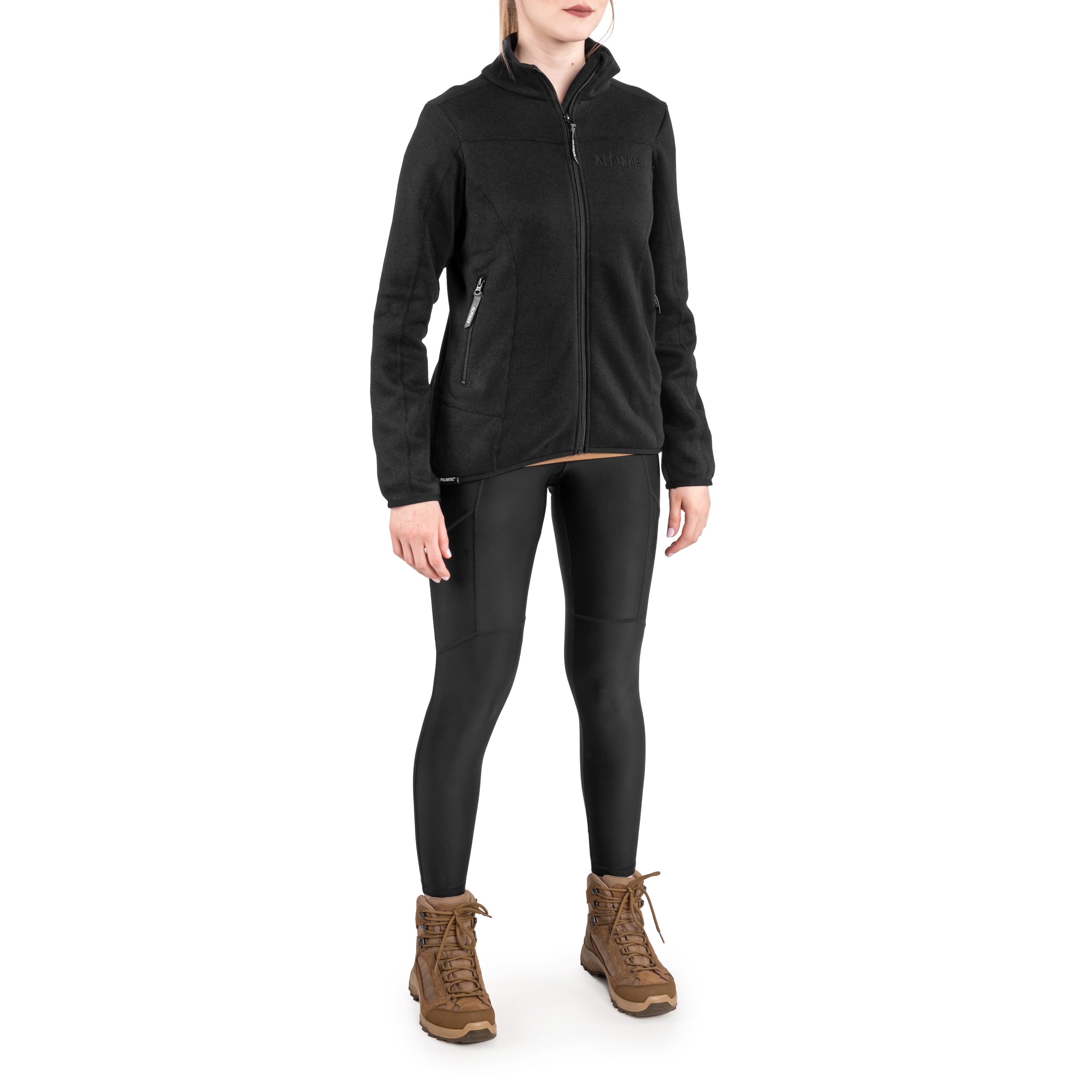 Alpinus - Elvenes - Sweatshirt aus Fleece für Damen - Schwarz