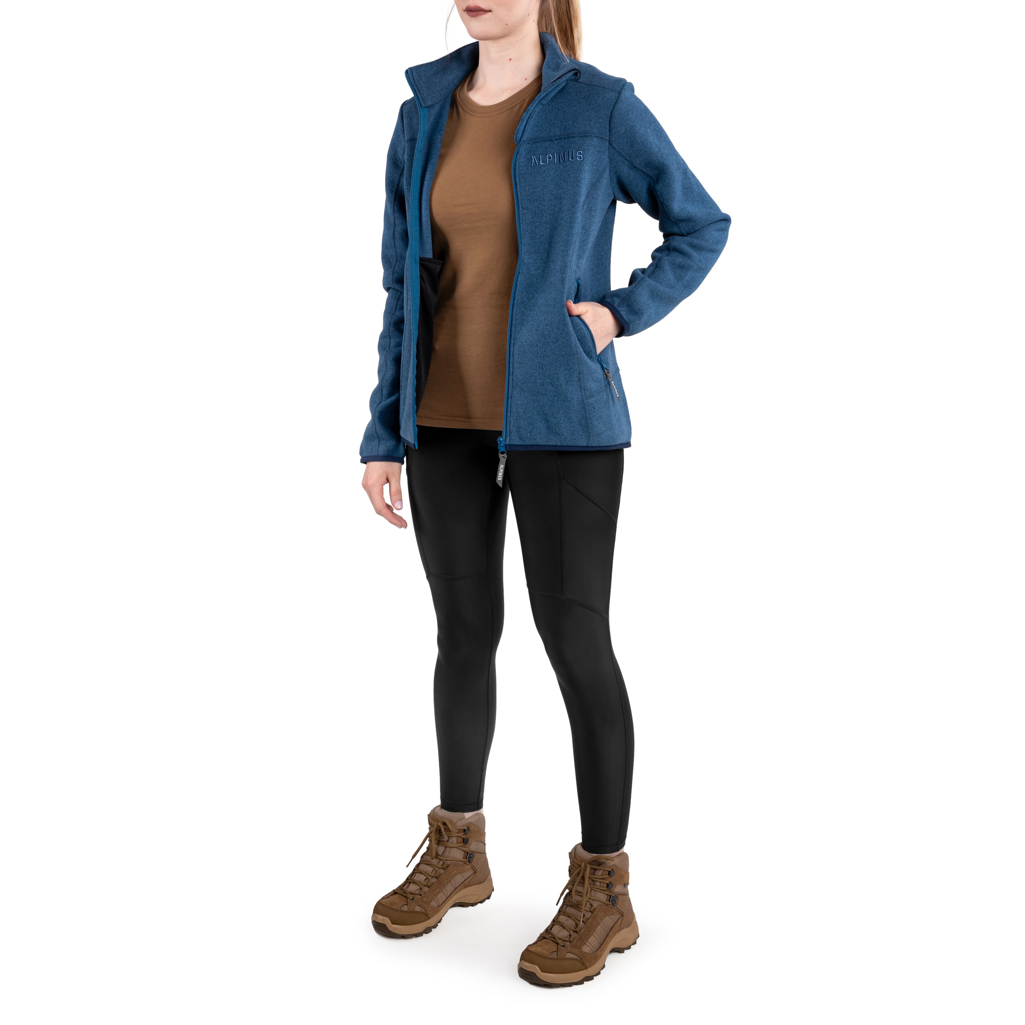 Alpinus - Elvenes - Damen Fleecejacke - Blau