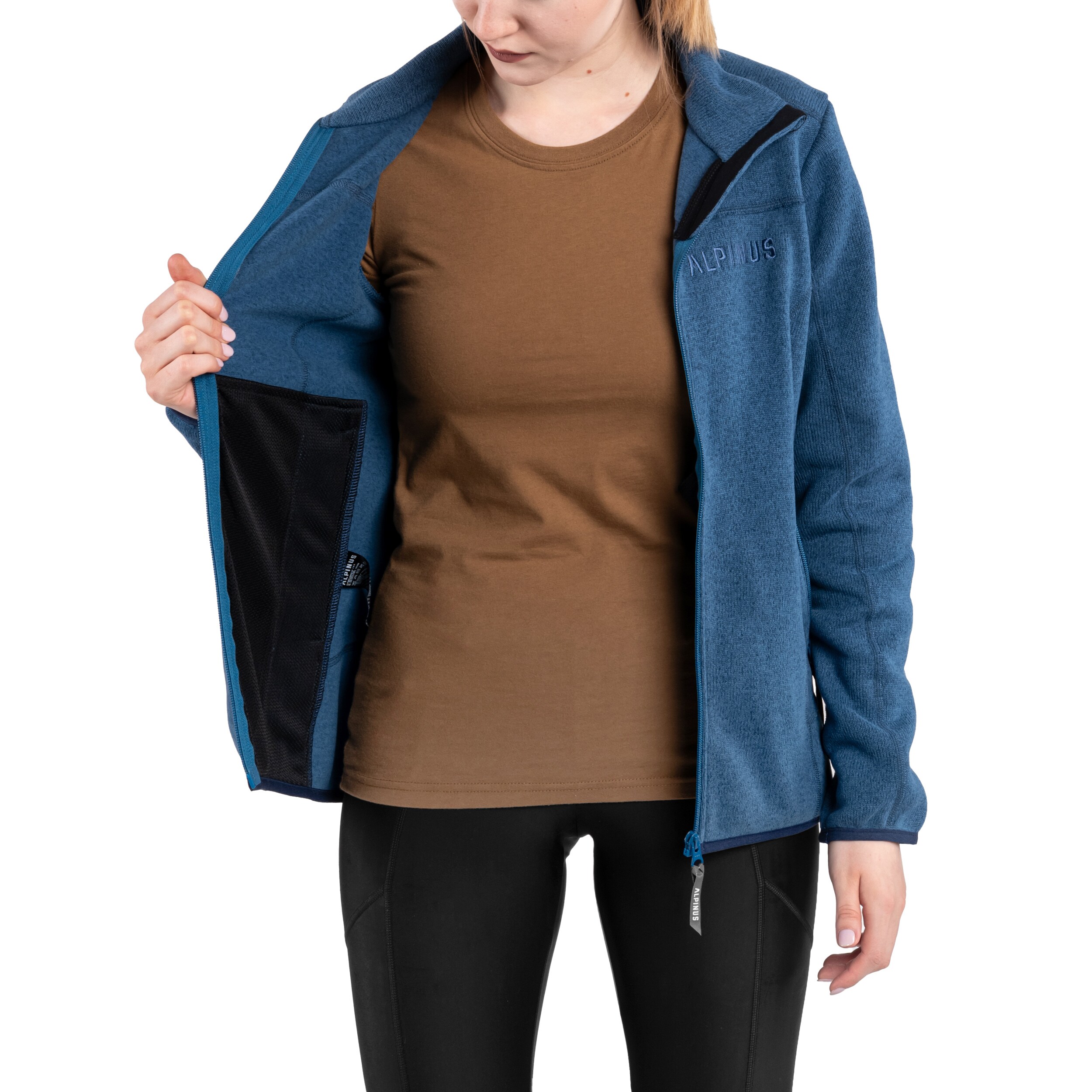 Alpinus - Elvenes - Damen Fleecejacke - Blau