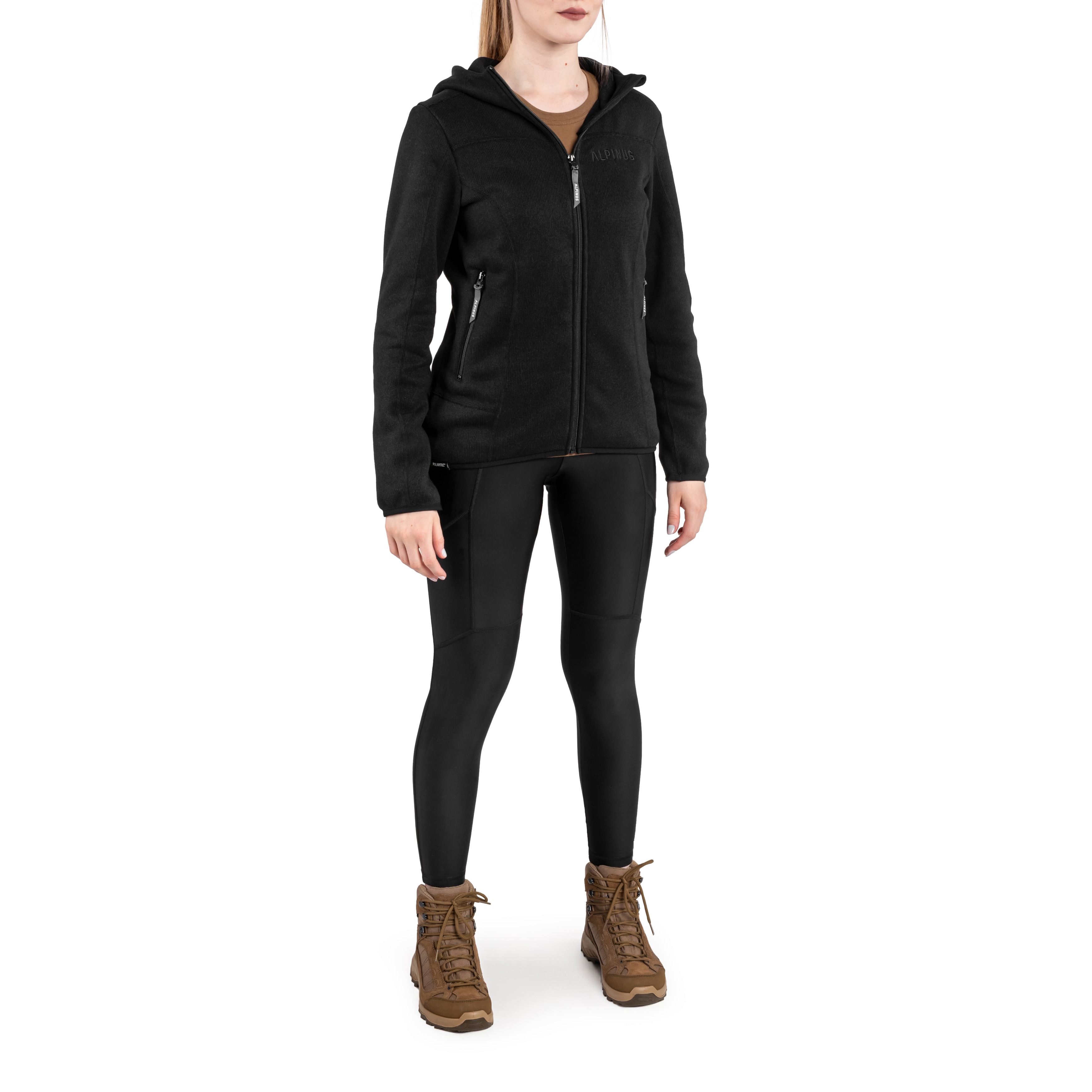 Alpinus - Stroppia Fleecejacke für Damen - Schwarz