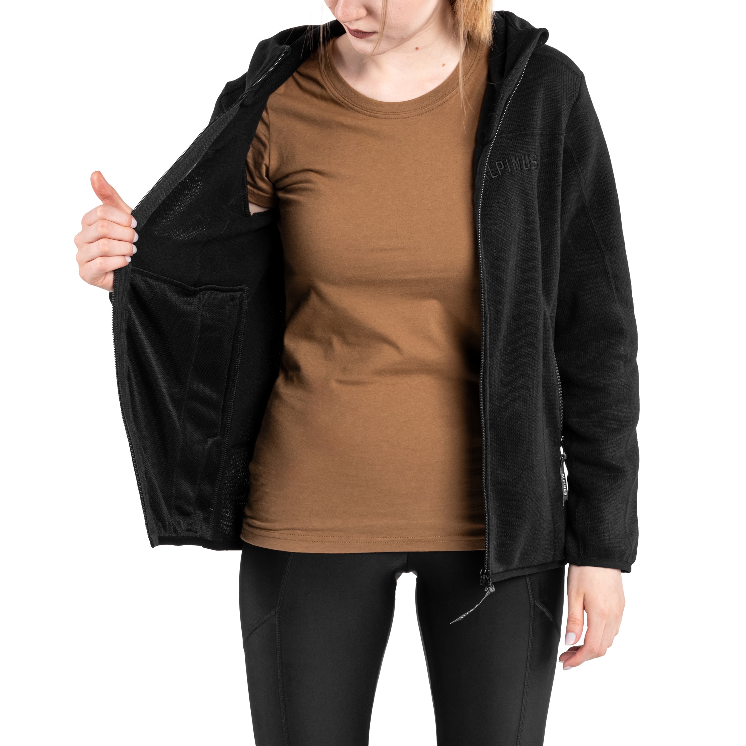 Alpinus - Stroppia Fleecejacke für Damen - Schwarz