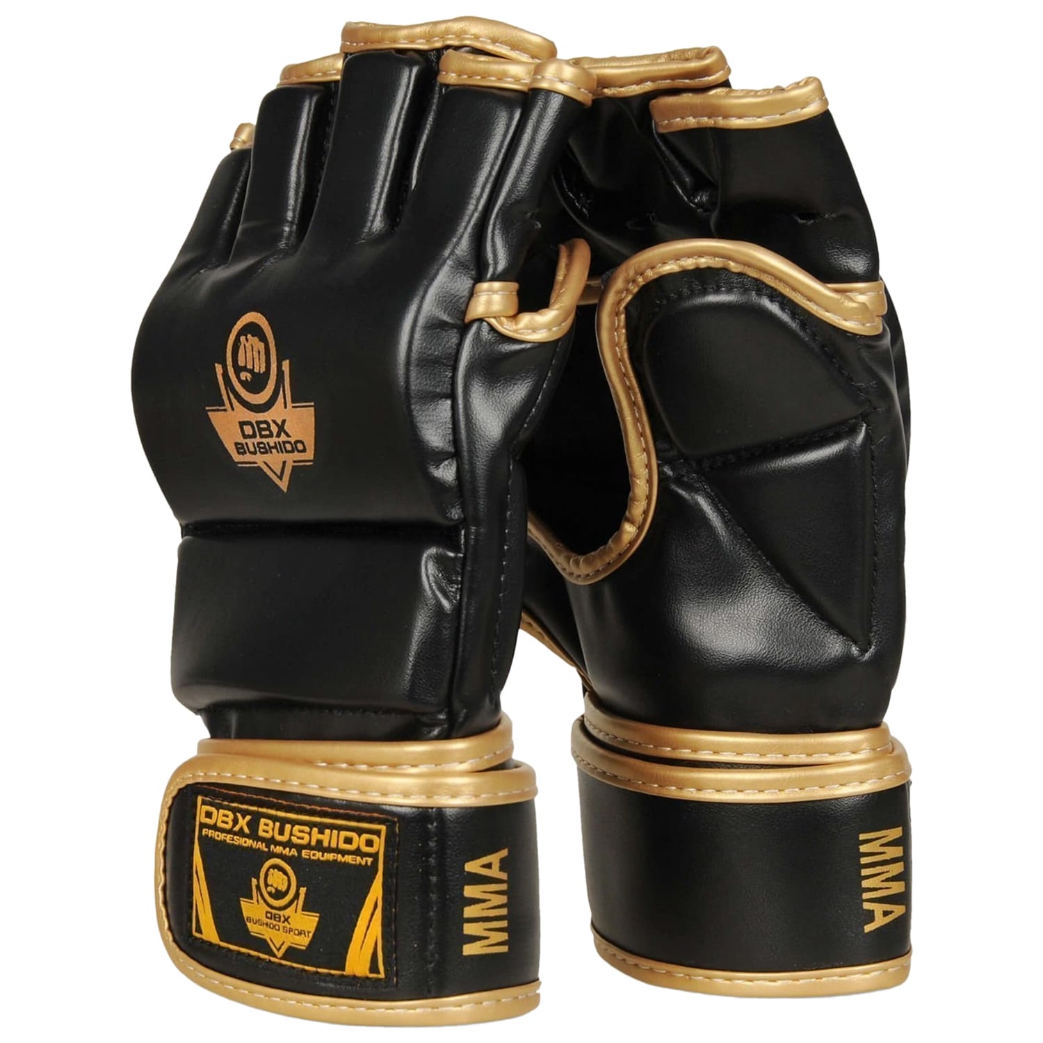 DBX Bushido - E1V8 MMA Boxhandschuhe - Schwarz/Gold